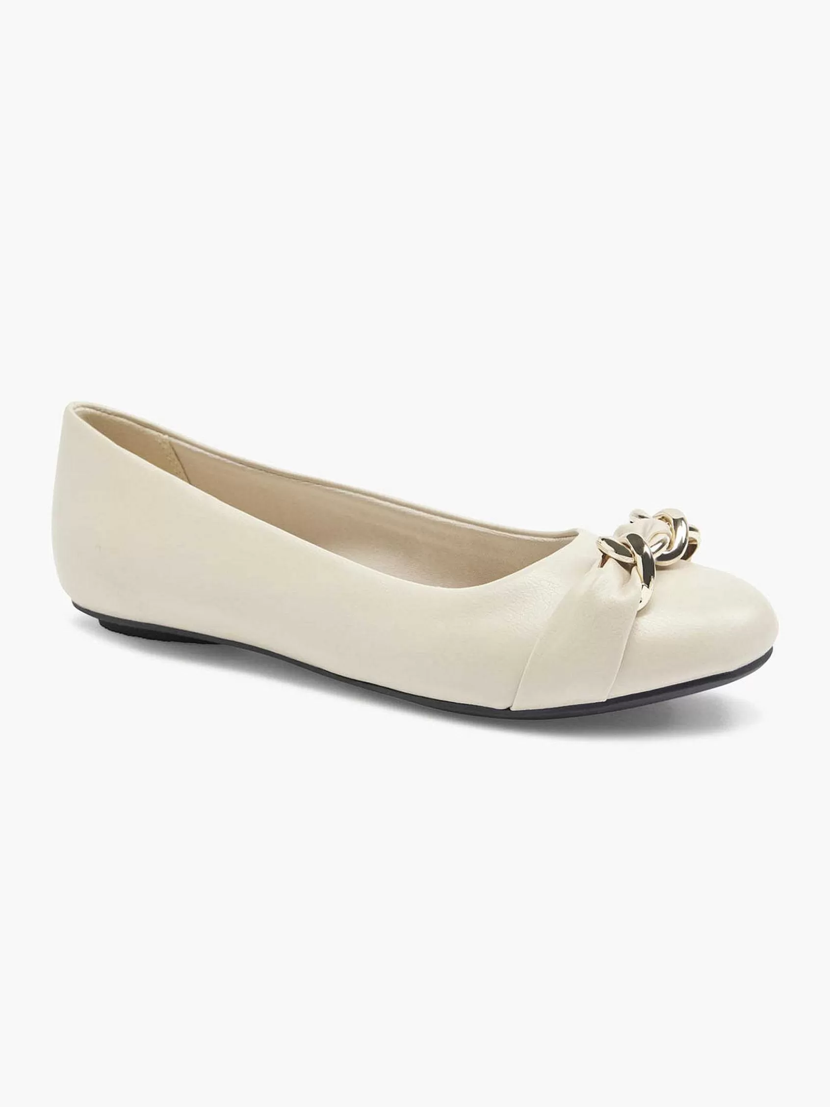 Graceland Instappers>Ballerina Gesp Beige