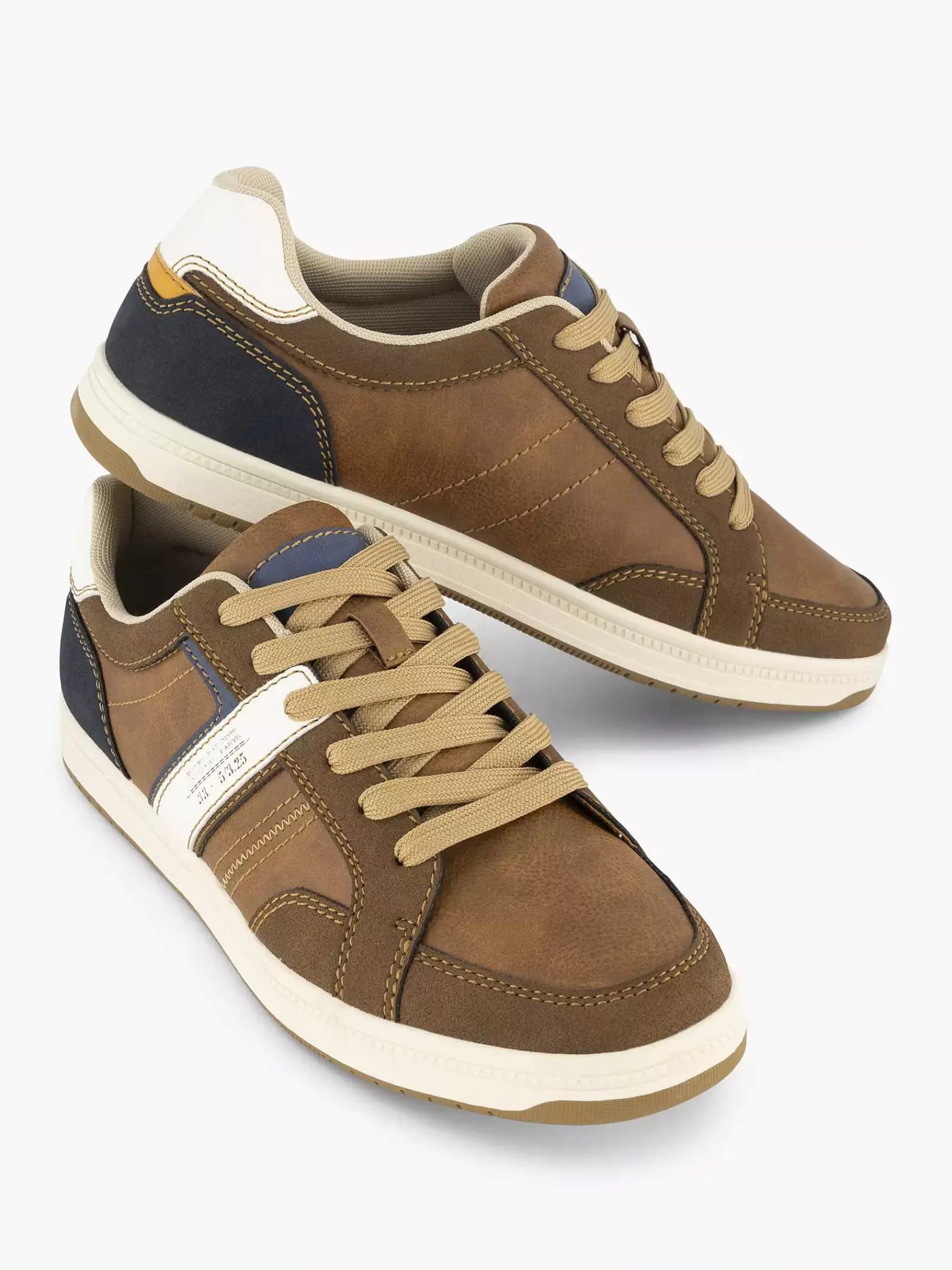 Memphis One Sneakers>Bruine Sneaker Blauw