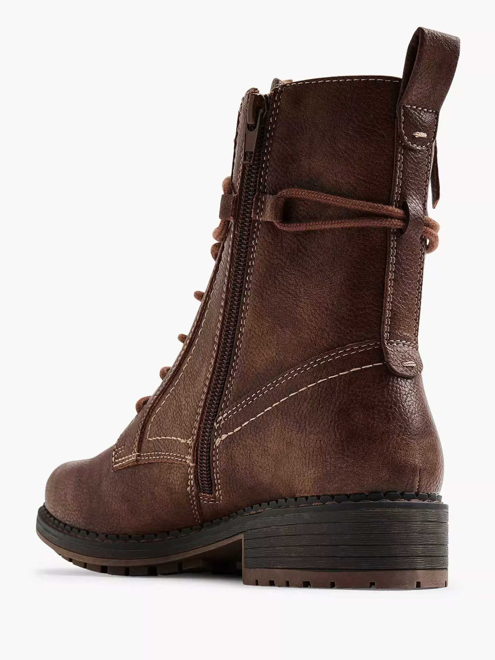 Easy Street Comfort>Donker E Veterboot Bruin
