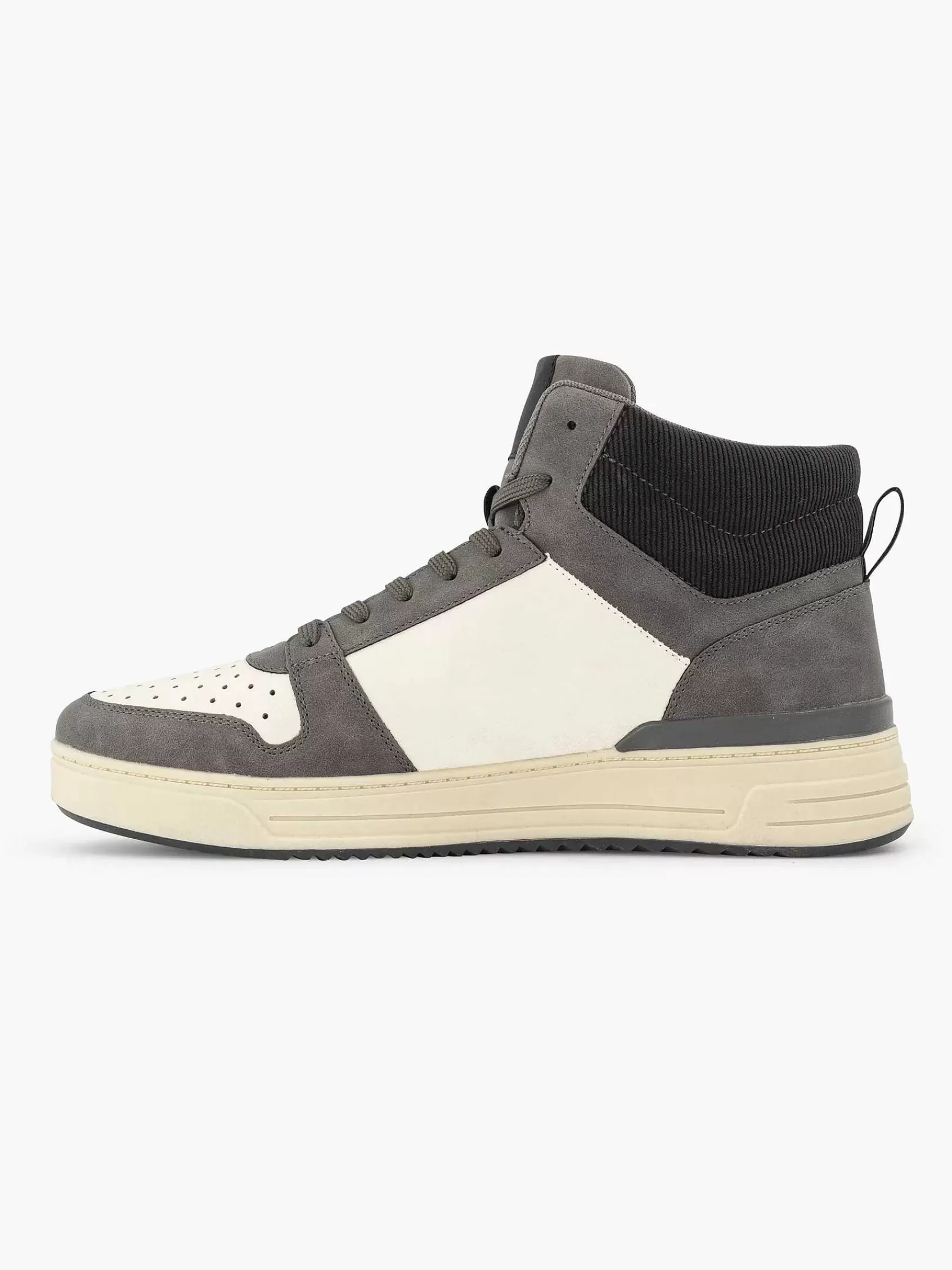Memphis One Sneakers>Donkergrijze Hoge Sneaker Grijs