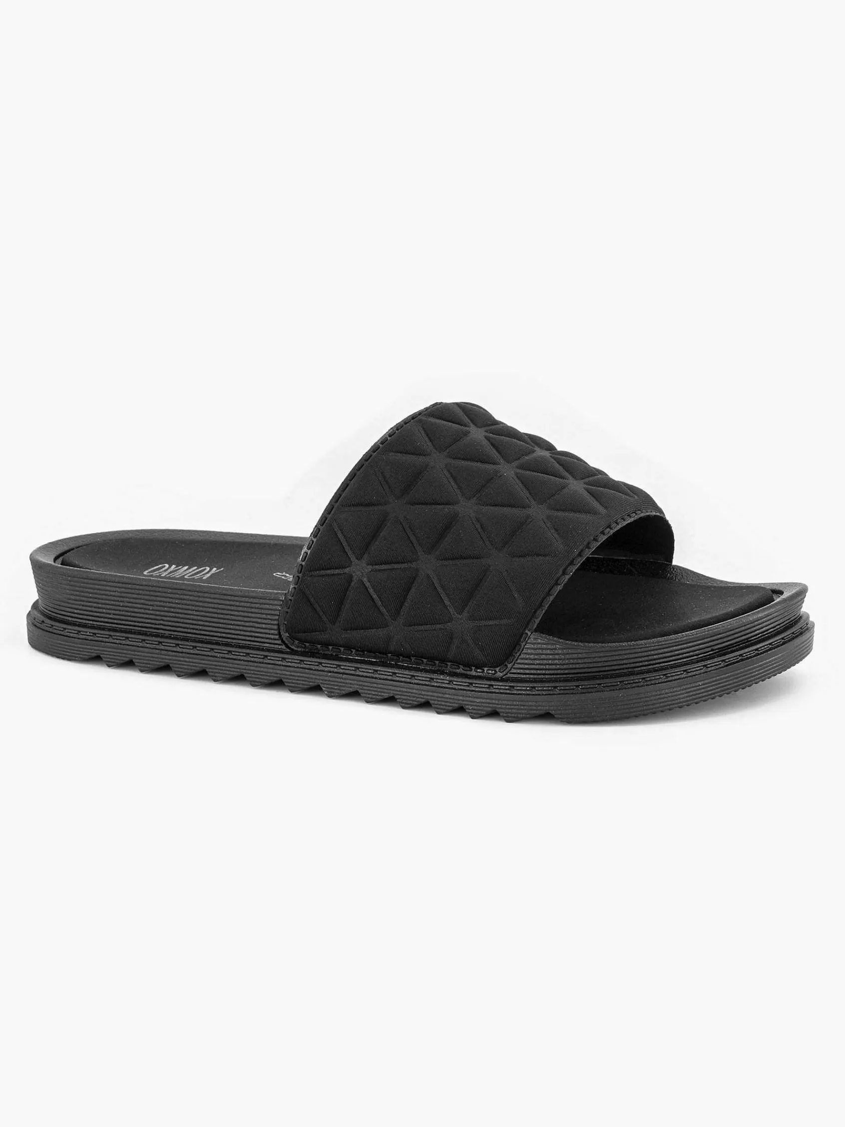 Oxmox Slippers>E Badslipper Zwart