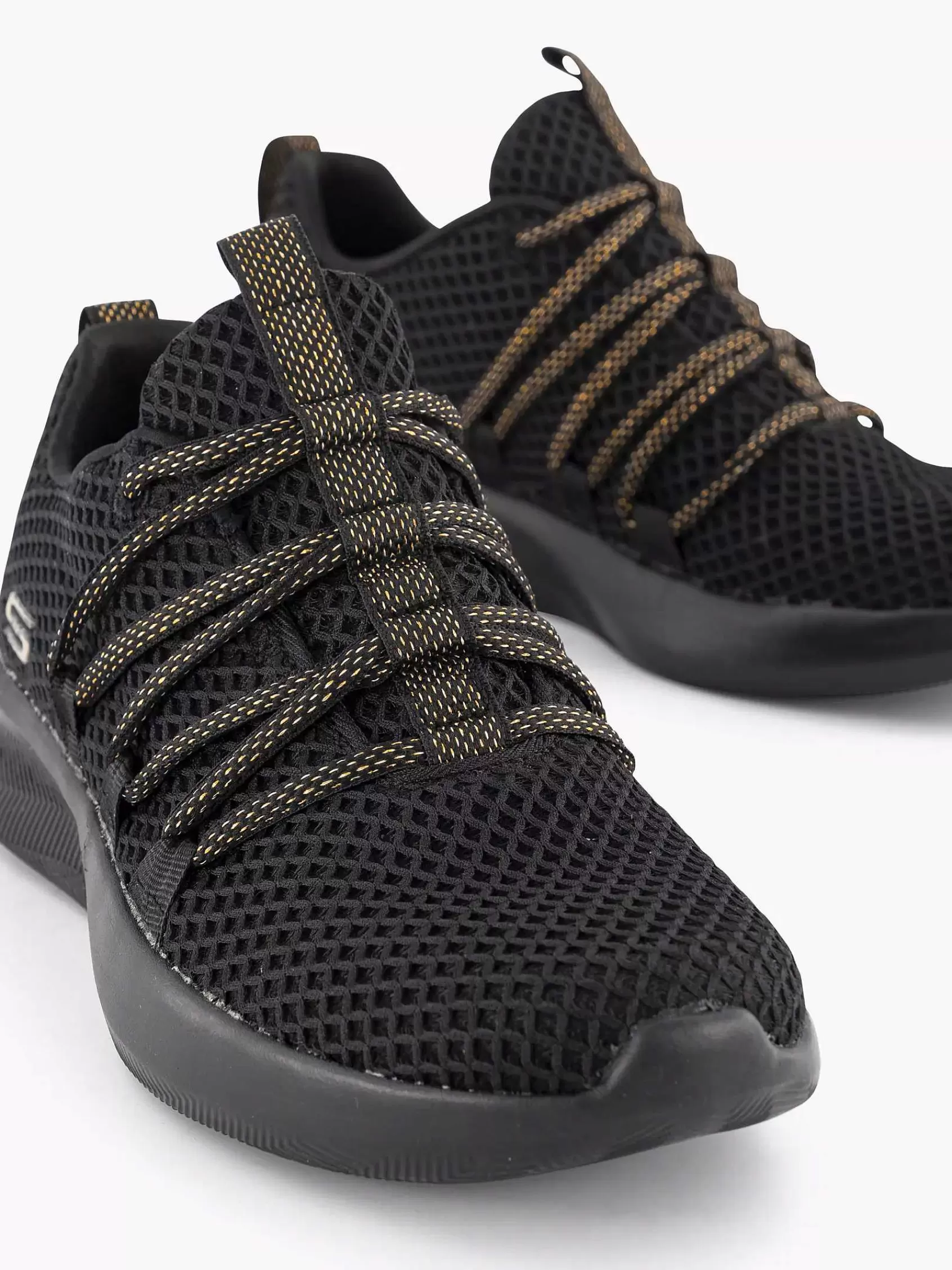 Skechers Sneakers>E Bobs Squad 2 Mega Glam Zwart