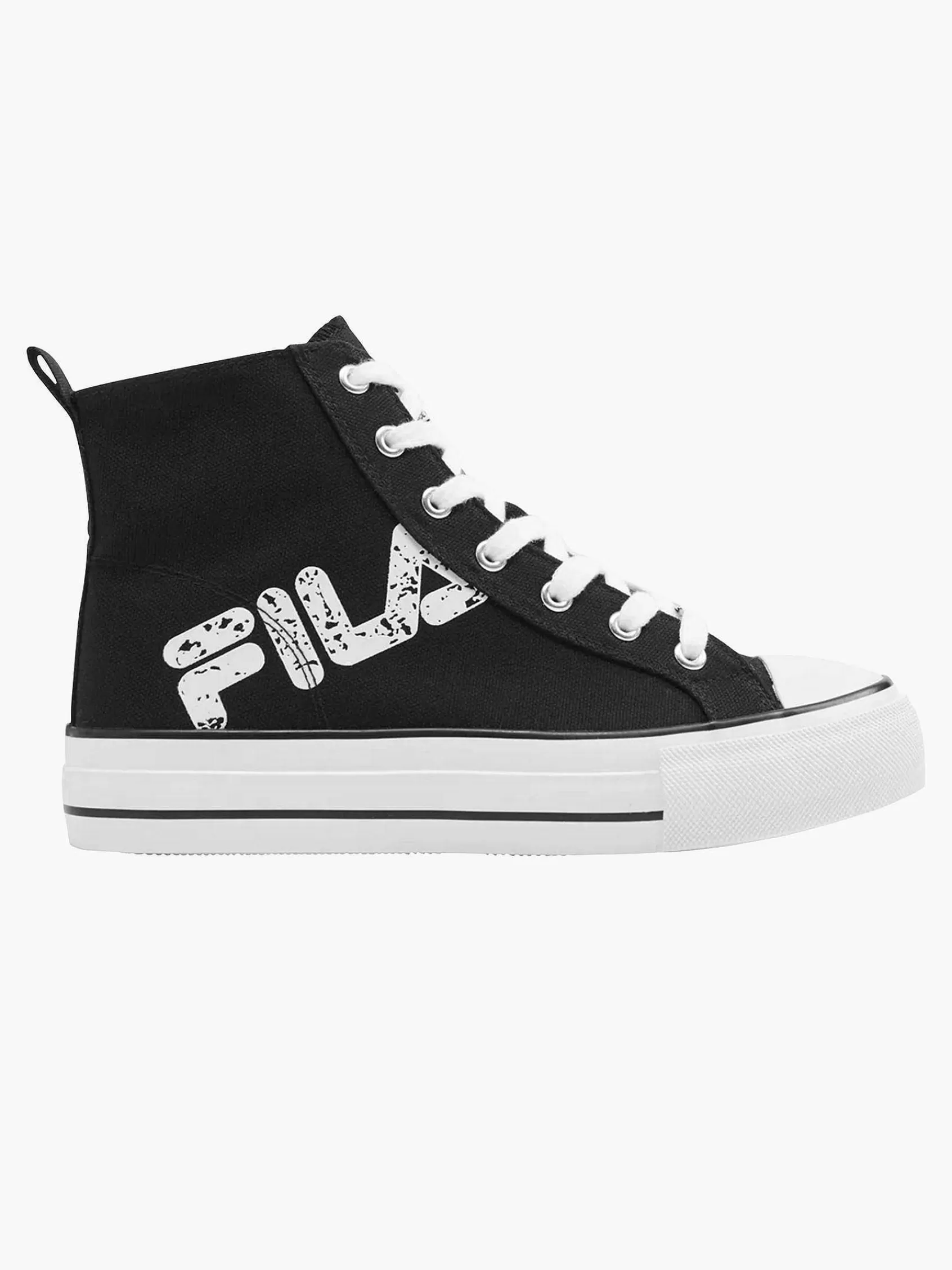 FILA Sneakers>E Canvas Hoge Sneaker Zwart