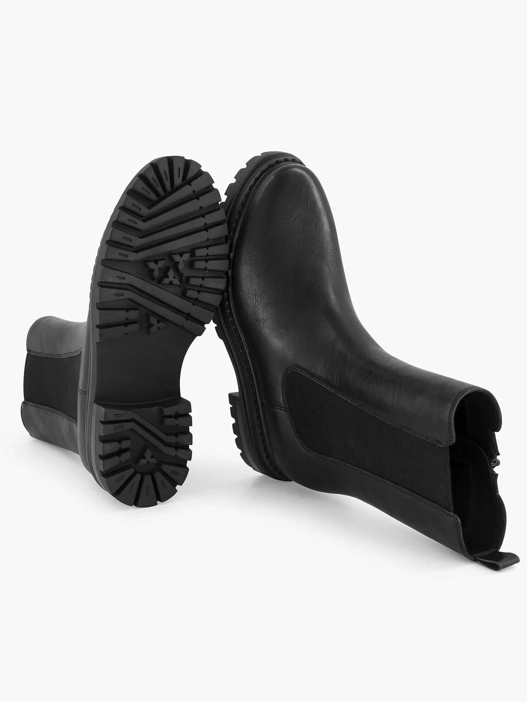 Oxmox Enkellaarzen & Boots>E Chelsea Boot Zwart