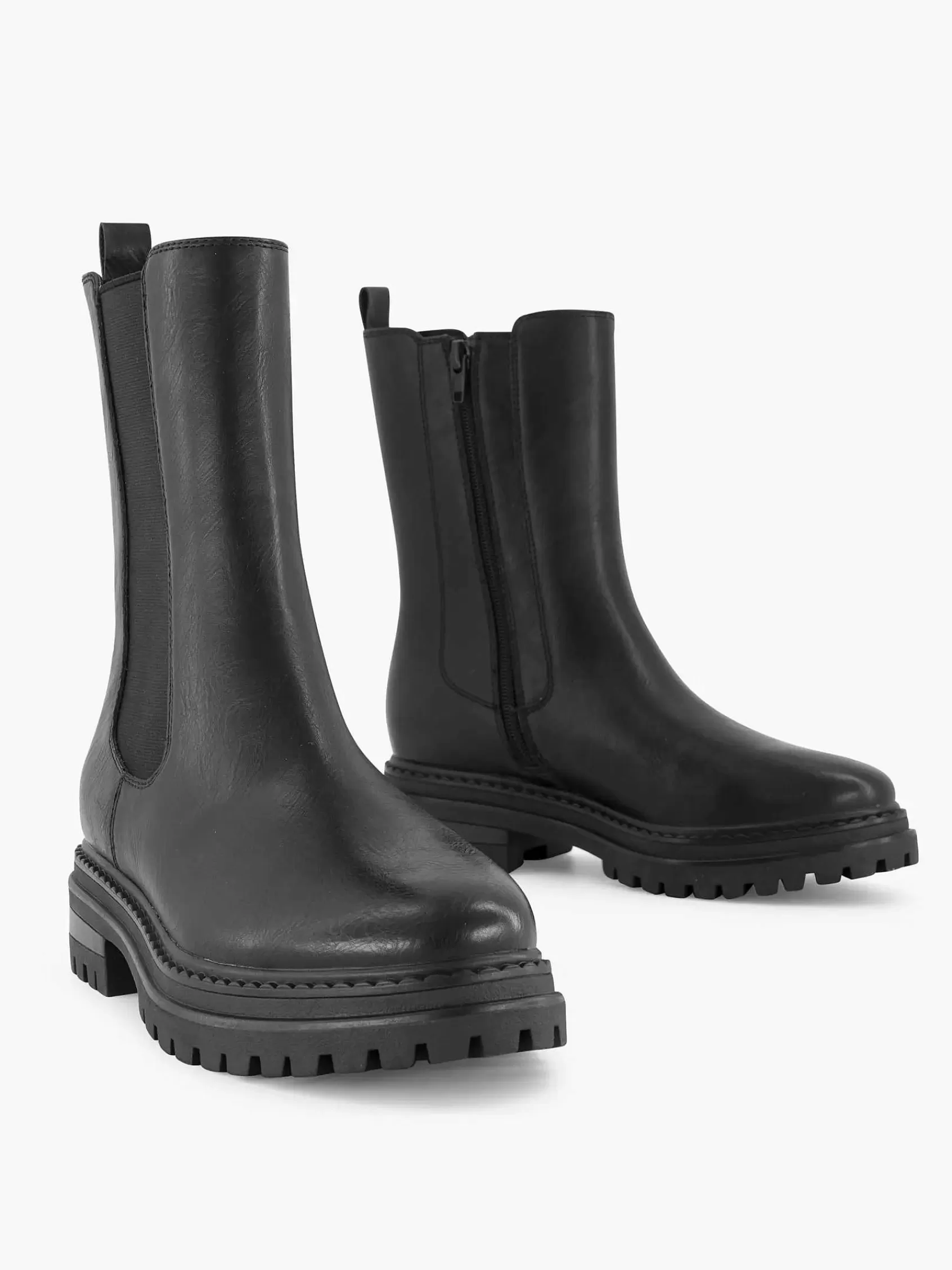 Oxmox Enkellaarzen & Boots>E Chelsea Boot Zwart