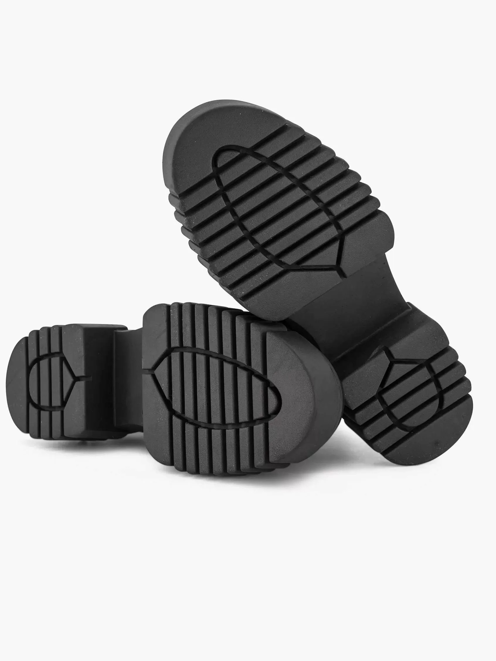 Landrover Enkellaarzen & Boots>E Chunky Enkelboot Teddy Zwart
