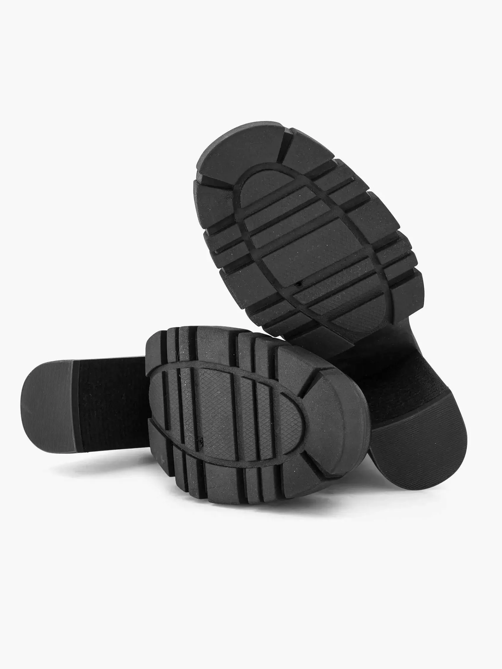 Oxmox Enkellaarzen & Boots>E Chunky Enkellaars Hak Zwart