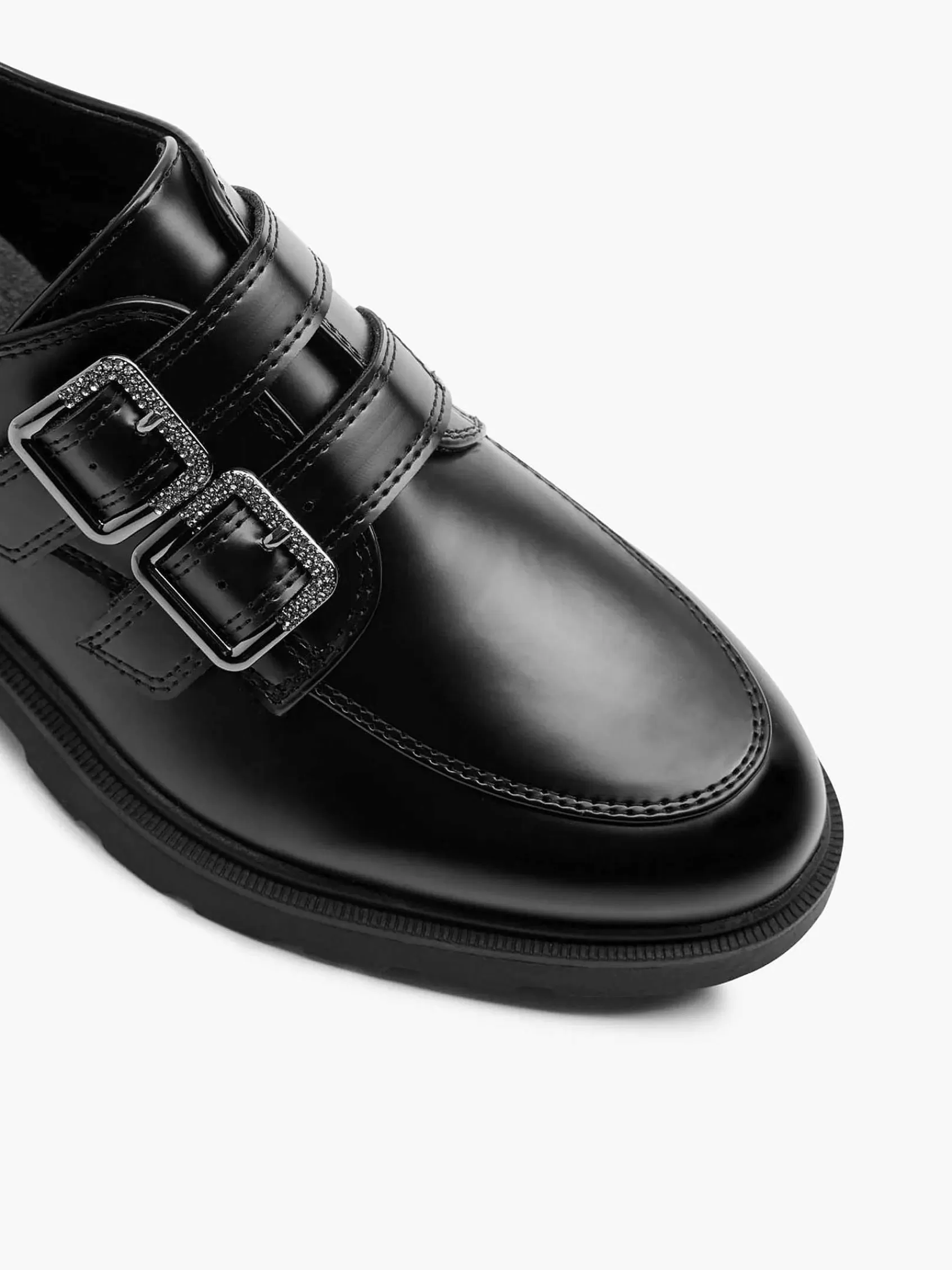Graceland Instappers>E Chunky Loafer Gespen Zwart