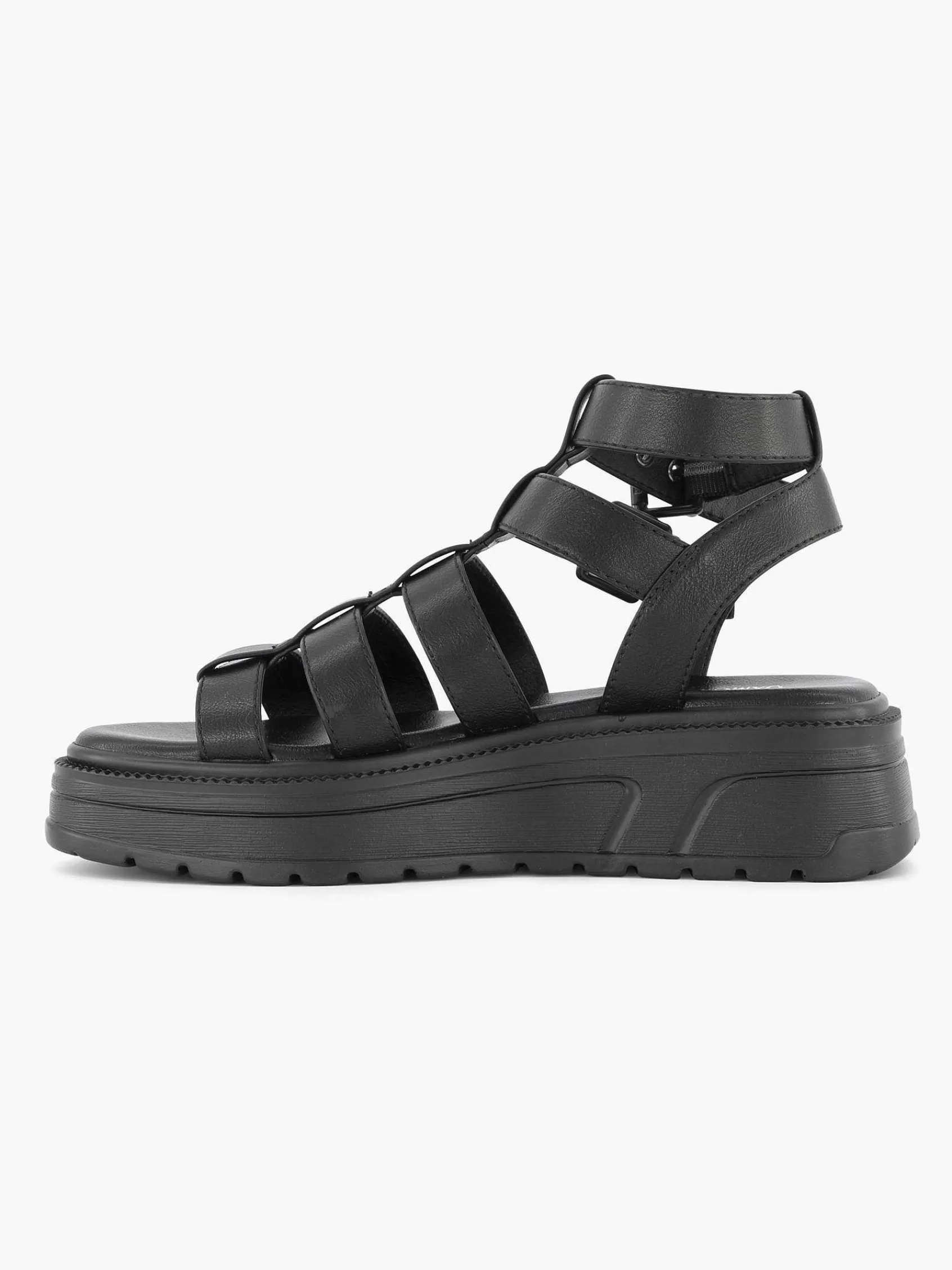 Oxmox Sandalen>E Chunky Sandaal Gesp Zwart