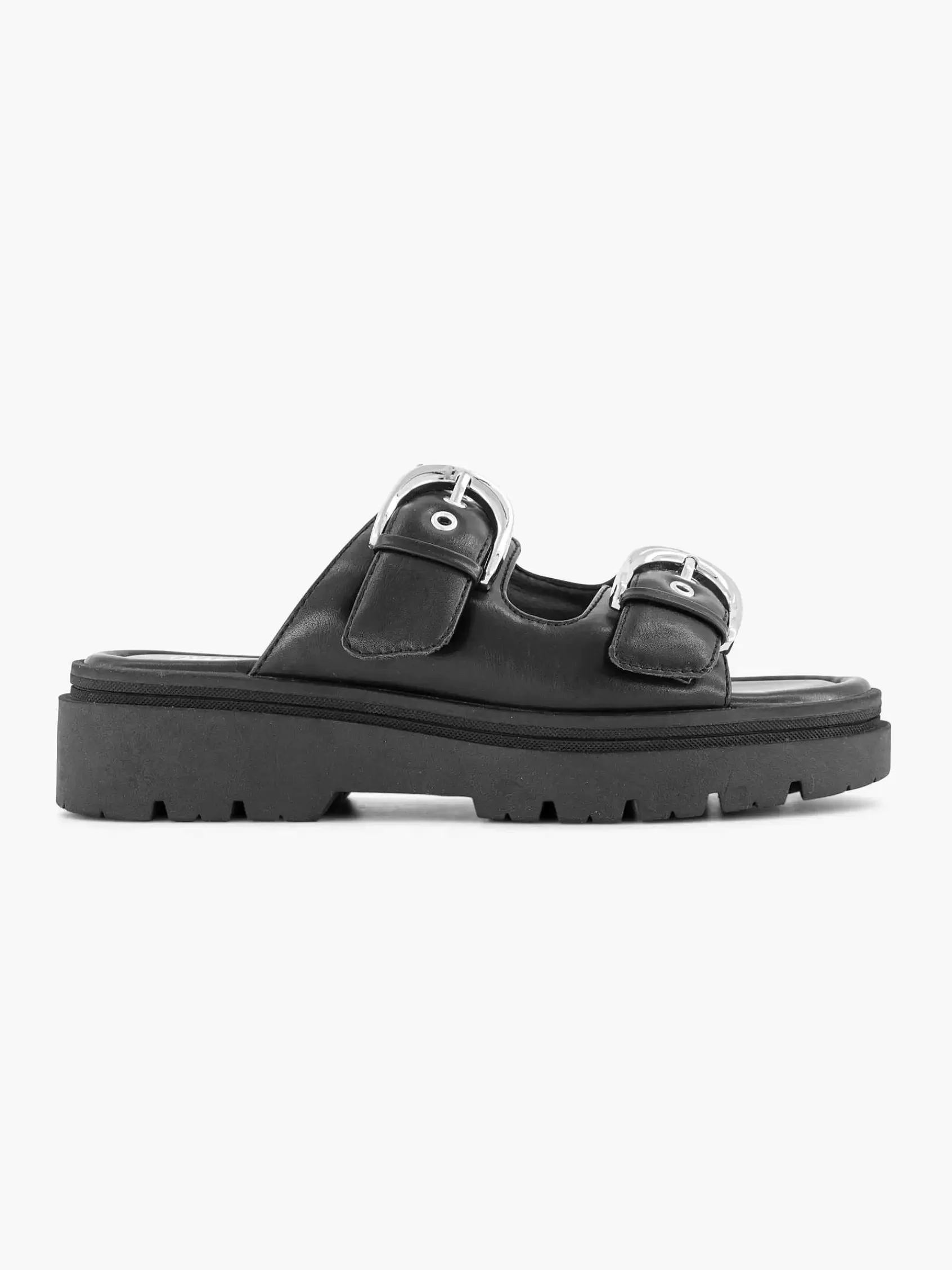 Oxmox Slippers>E Chunky Slipper Zwart