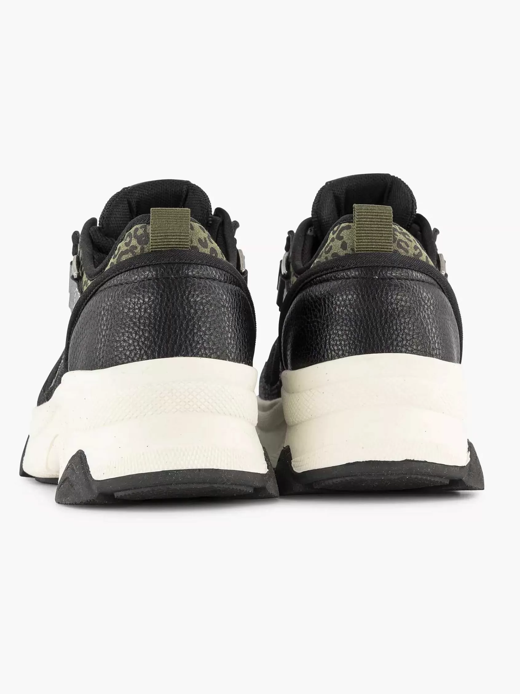 Oxmox Sneakers>E Chunky Sneaker Panterprint Zwart