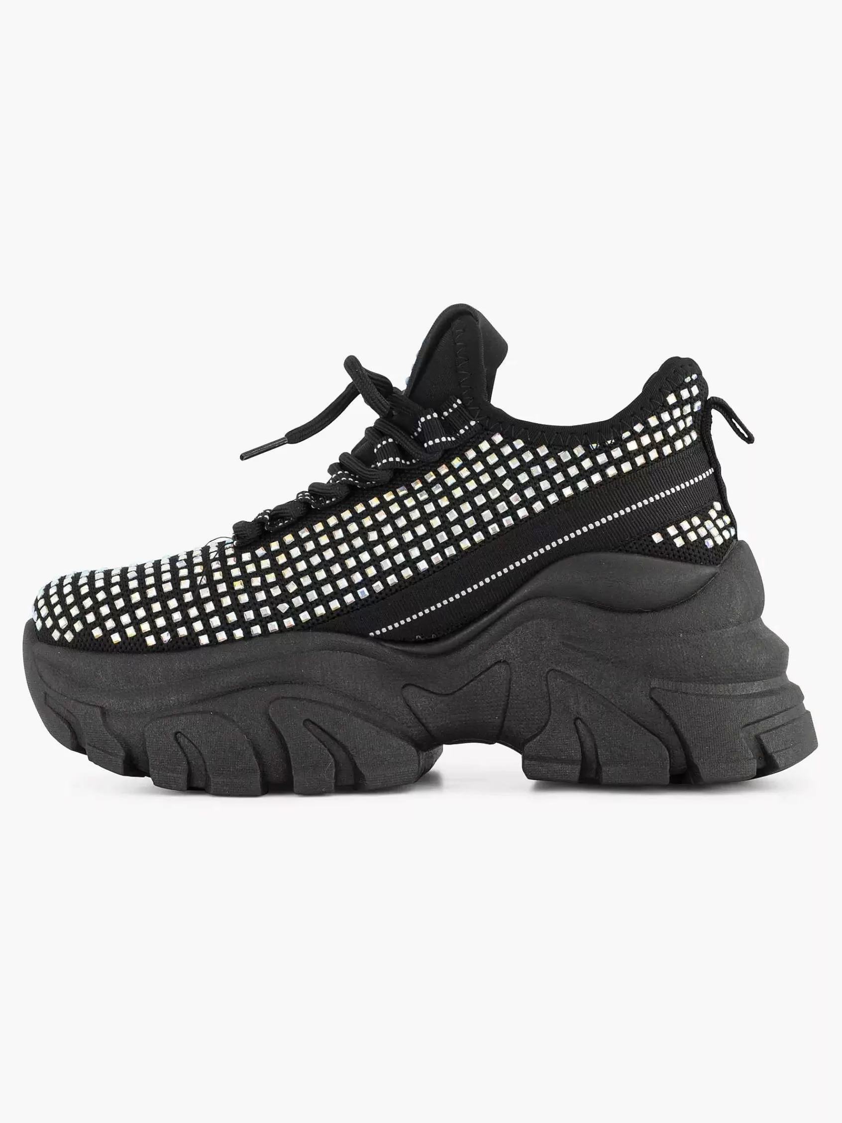 Oxmox Sneakers>E Chunky Sneaker Steentjes Zwart