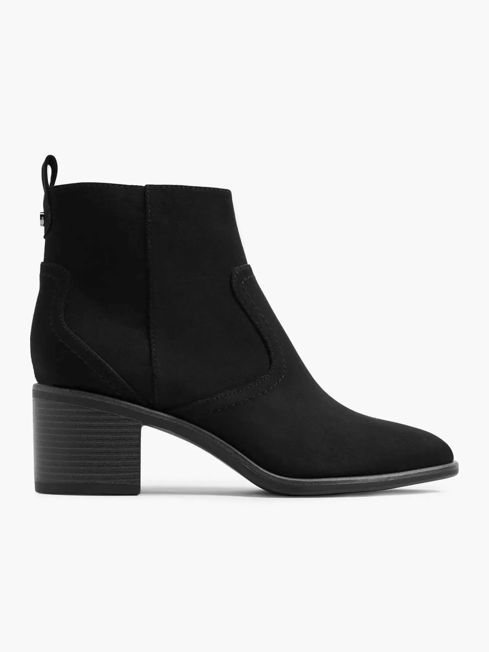 Graceland Enkellaarzen & Boots>E Enkellaars Hak Zwart