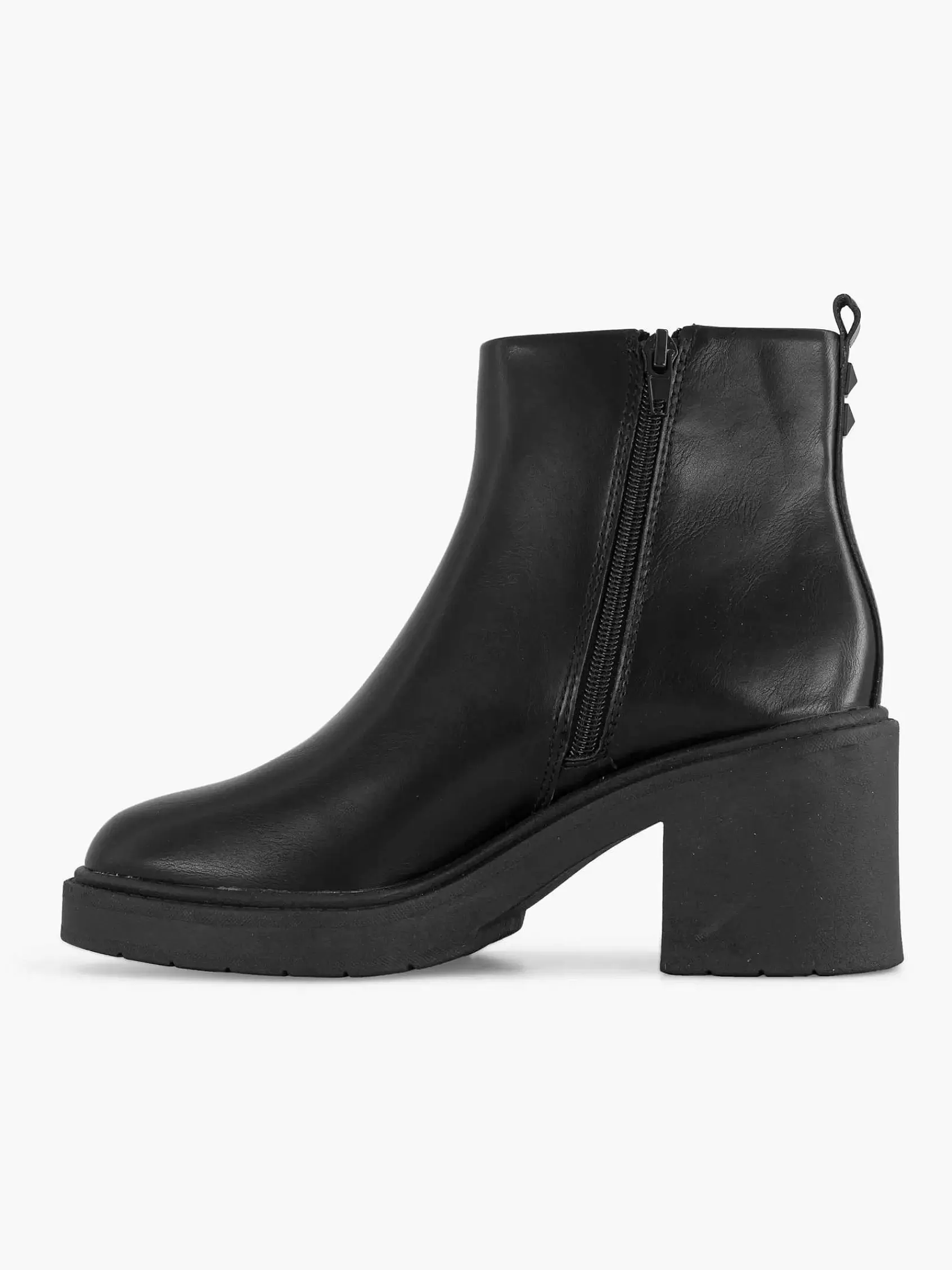 Graceland Enkellaarzen & Boots>E Enkellaars Hak Zwart