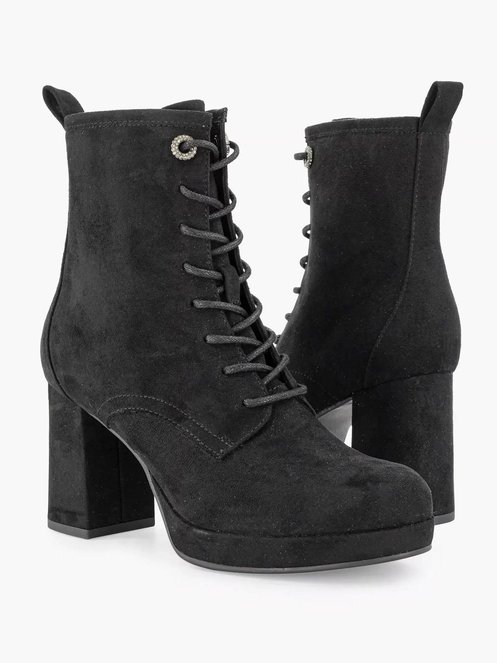 Oxmox Enkellaarzen & Boots>E Enkellaars Hak Zwart