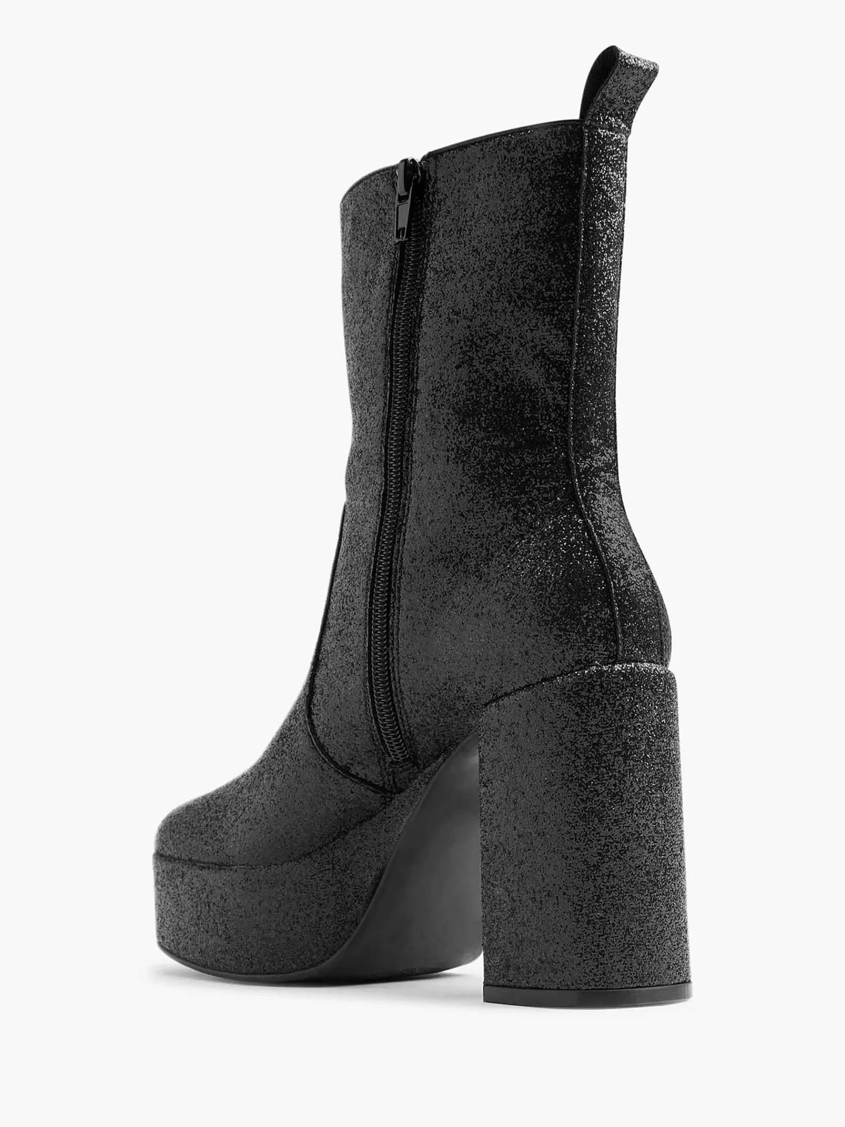 Oxmox Enkellaarzen & Boots>E Enkellaars Hak Glitters Zwart