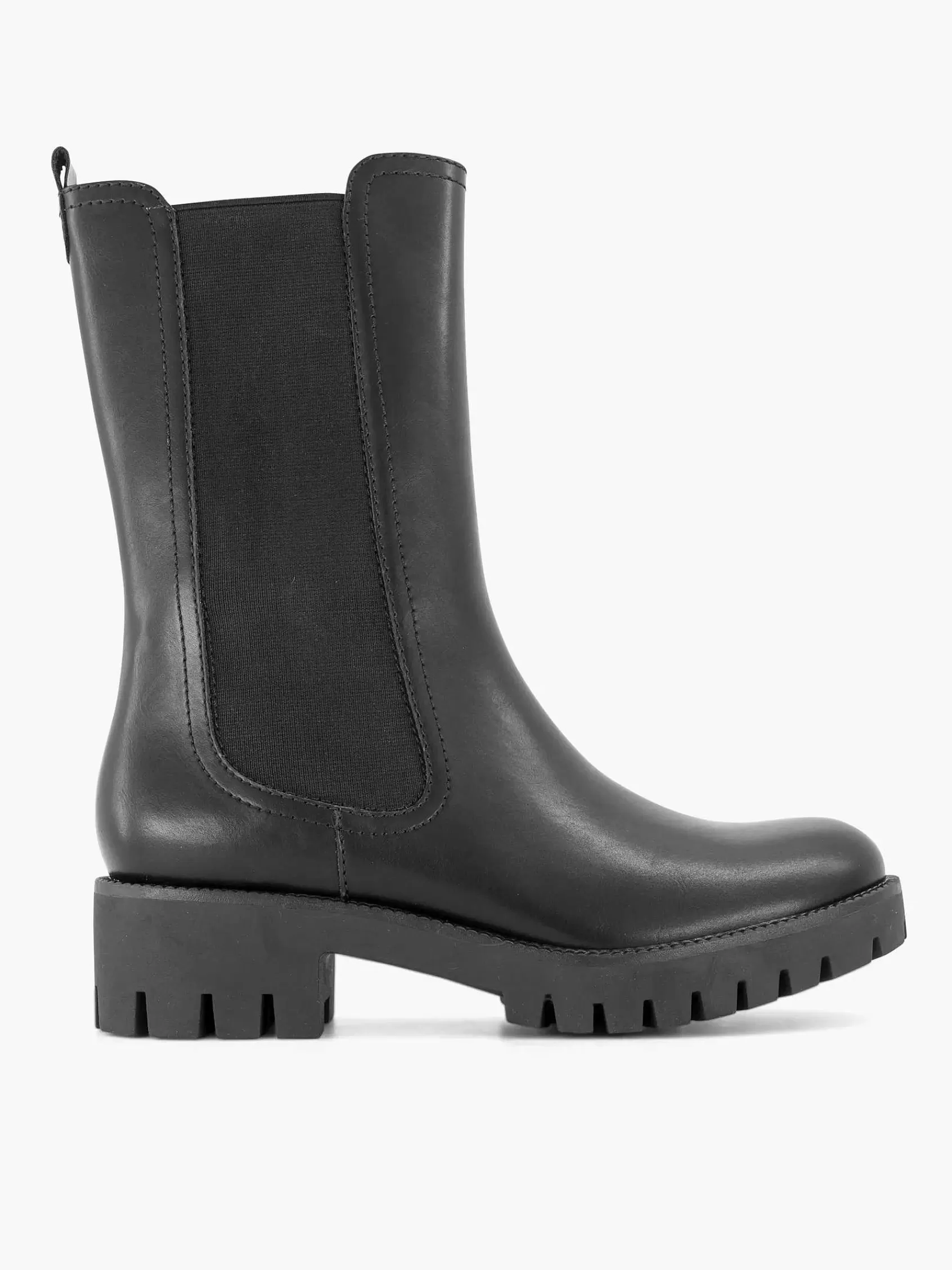 Graceland Enkellaarzen & Boots>E Hoge Chelsea Boot Zwart