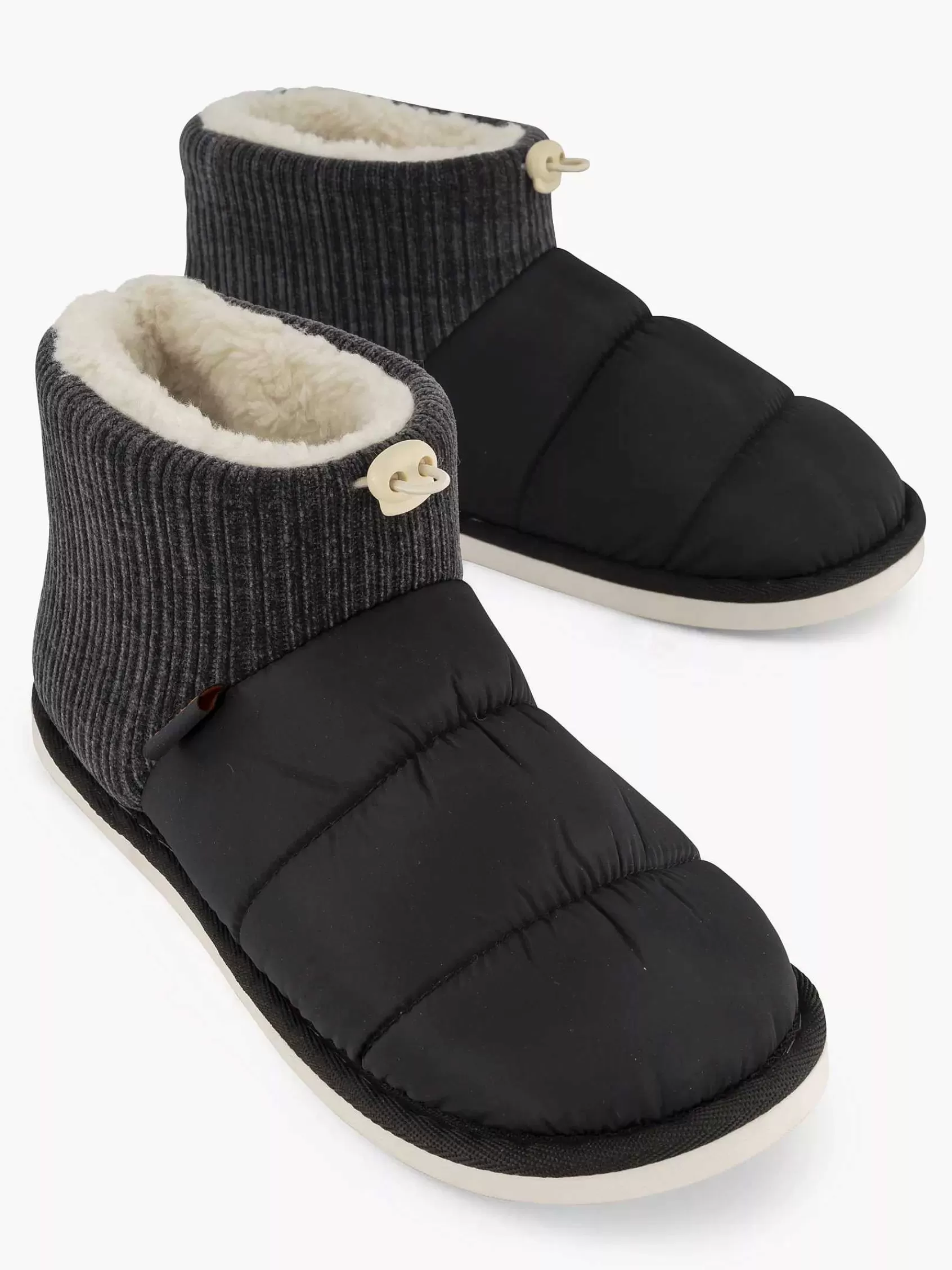 FILA Pantoffels>E Hoge Pantoffel Zwart