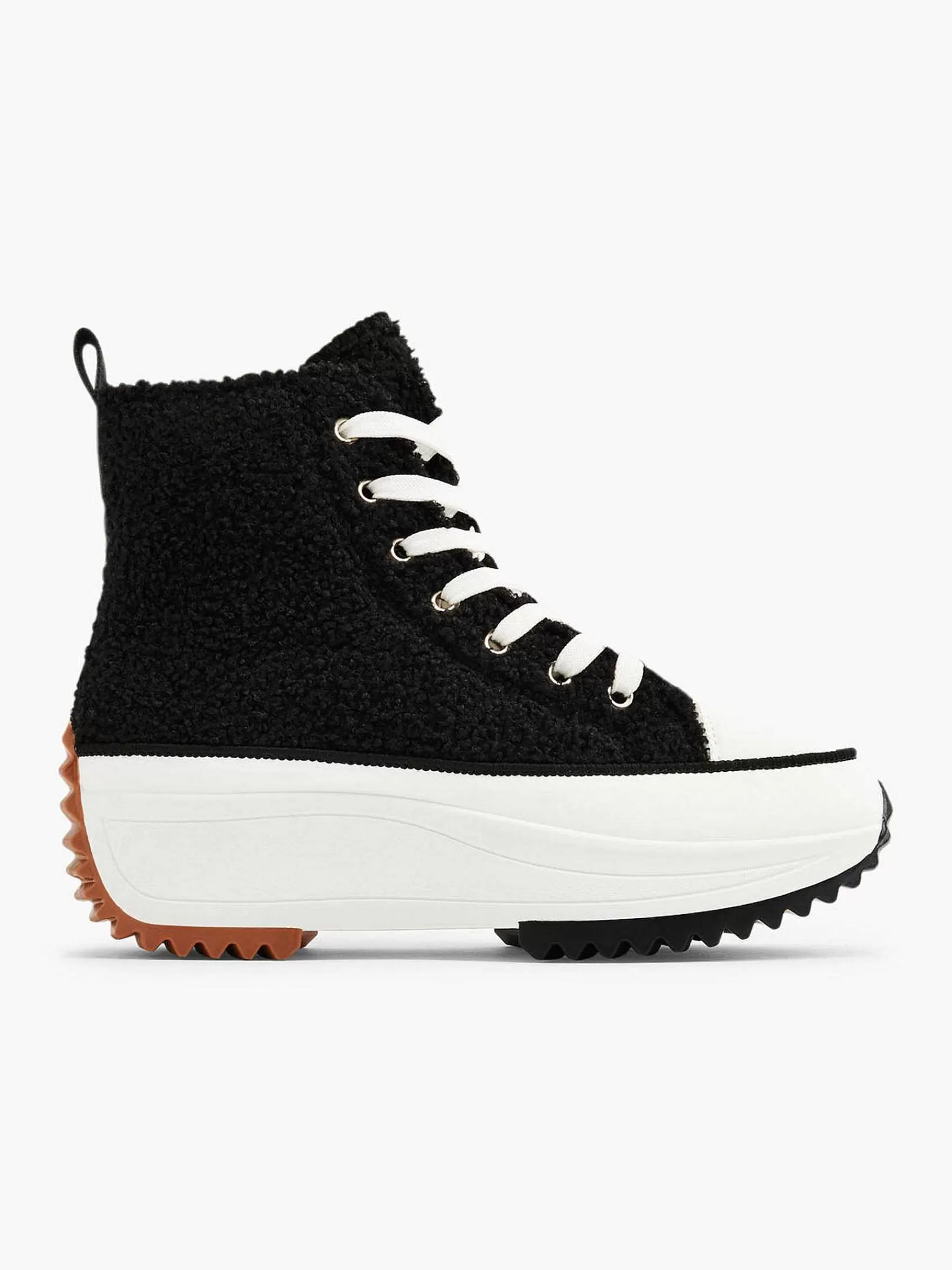 Oxmox Sneakers>E Hoge Platform Sneaker Teddy Zwart