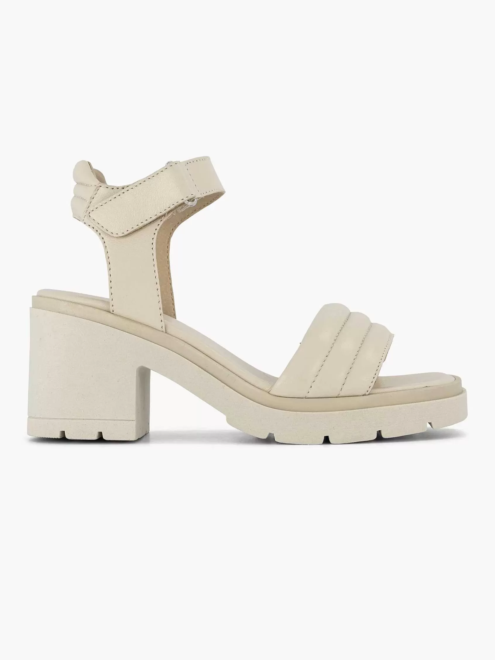 Oxmox Sandalen>E Leren Chunky Sandalette