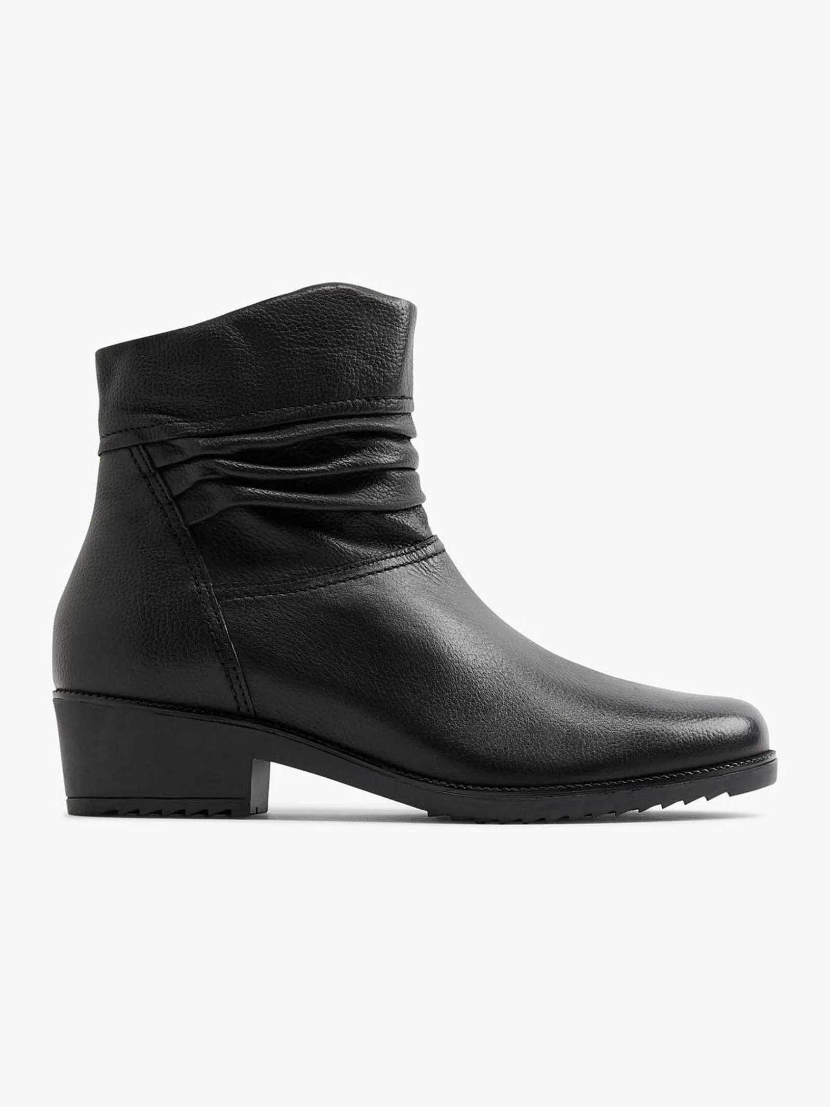 Medicus Comfort>E Leren Enkellaars Zwart