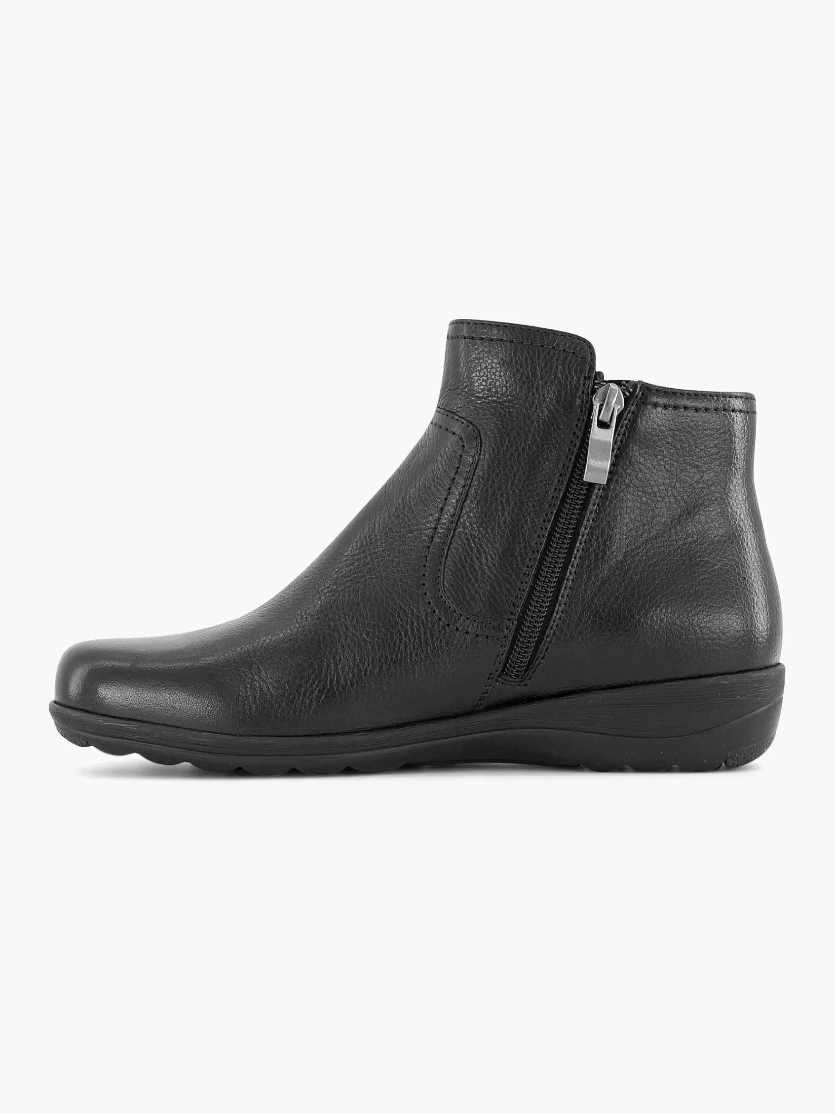 Medicus Comfort>E Leren Enkellaars Zwart