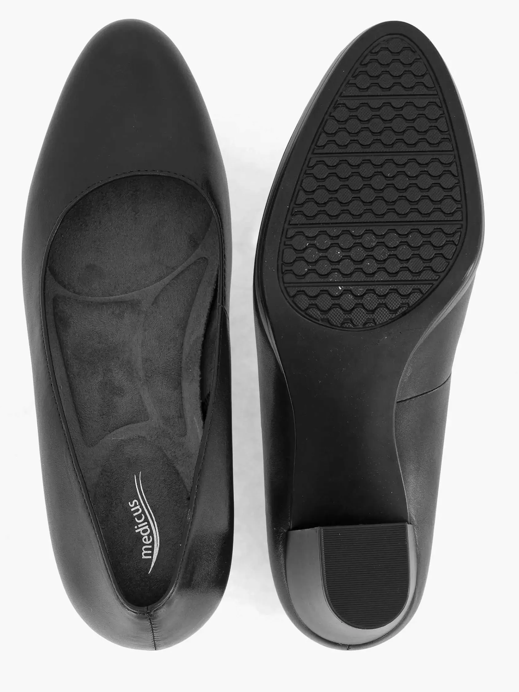 Medicus Comfort>E Leren Pump Zwart