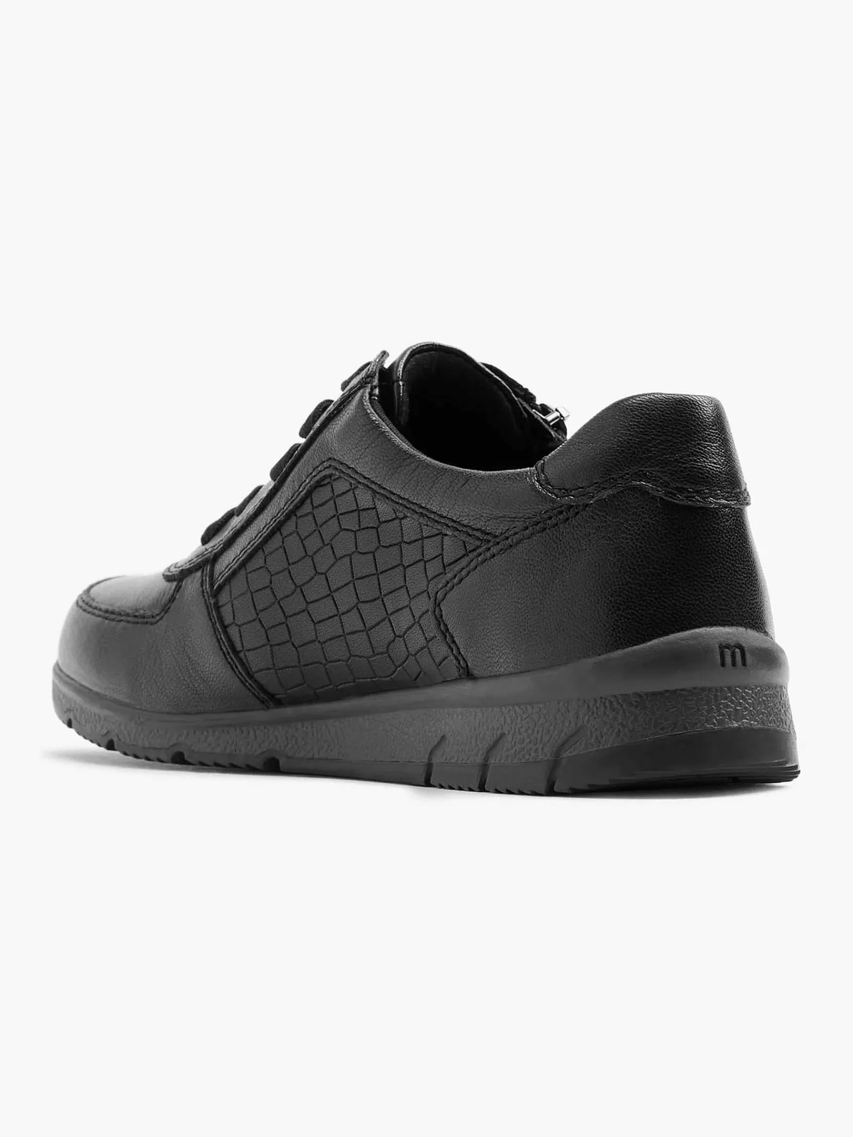 Medicus Comfort>E Leren Sneaker Zwart