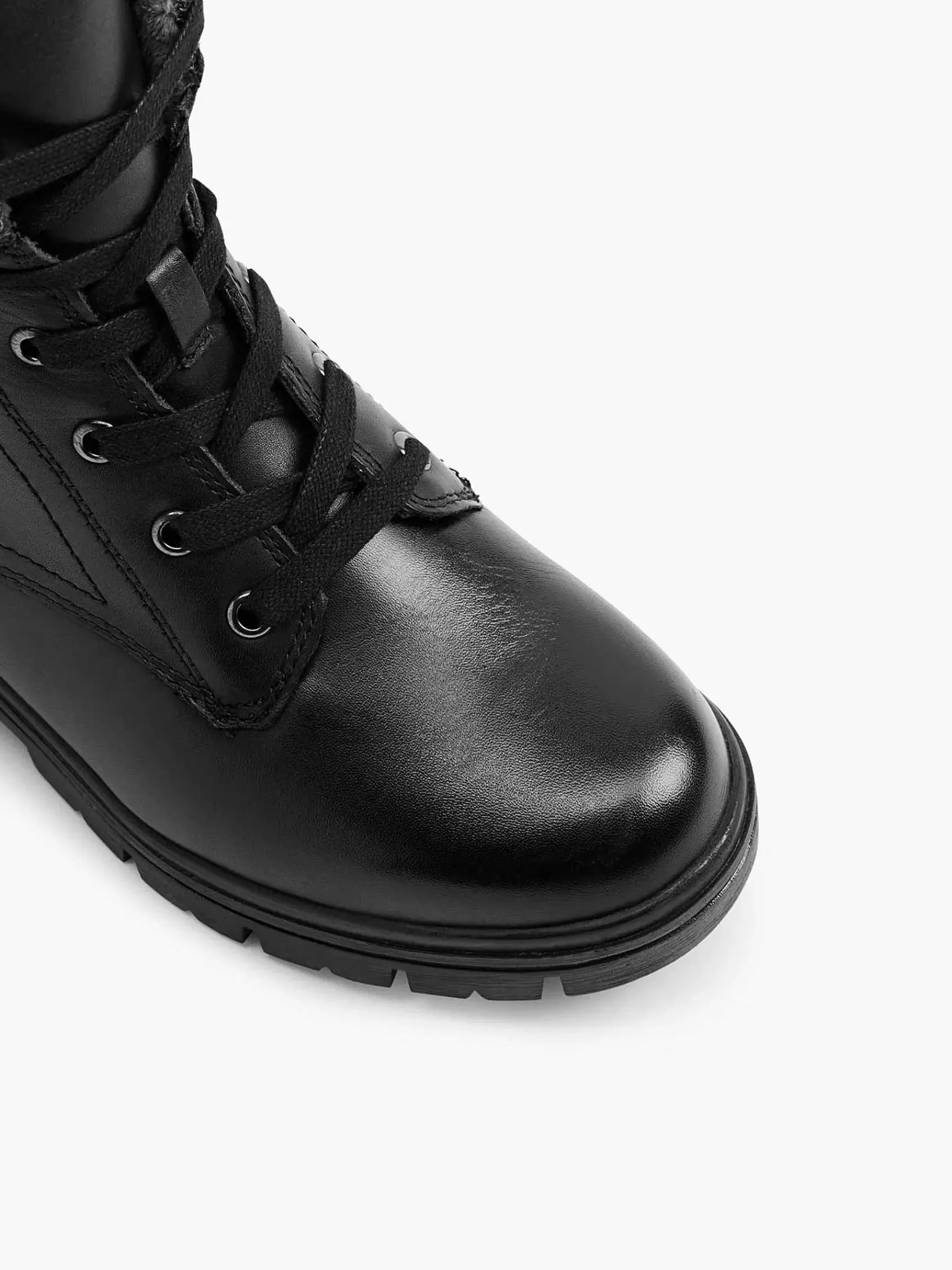 Medicus Comfort>E Leren Veterboot Zwart