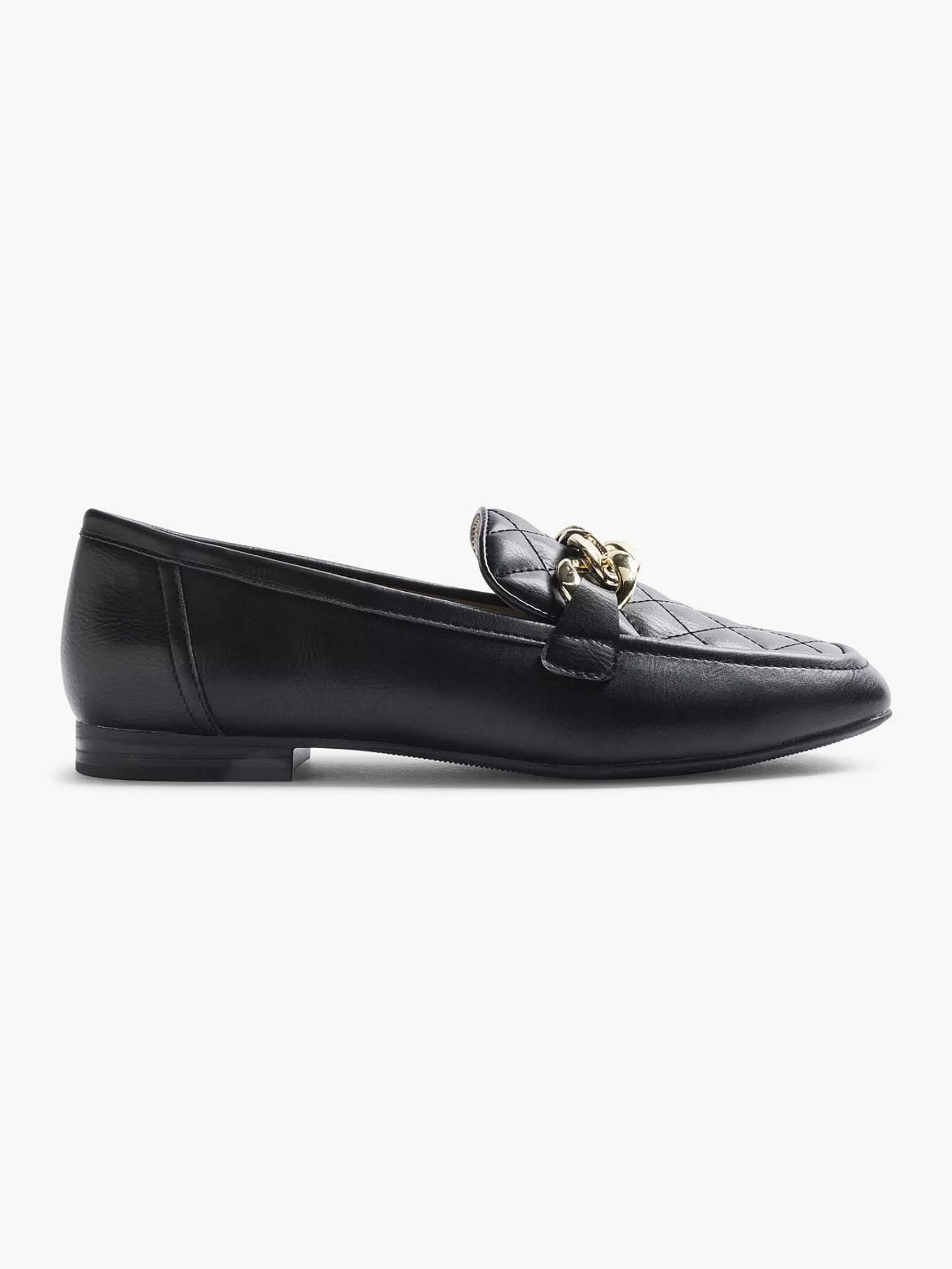 Graceland Instappers>E Loafer Ketting Zwart