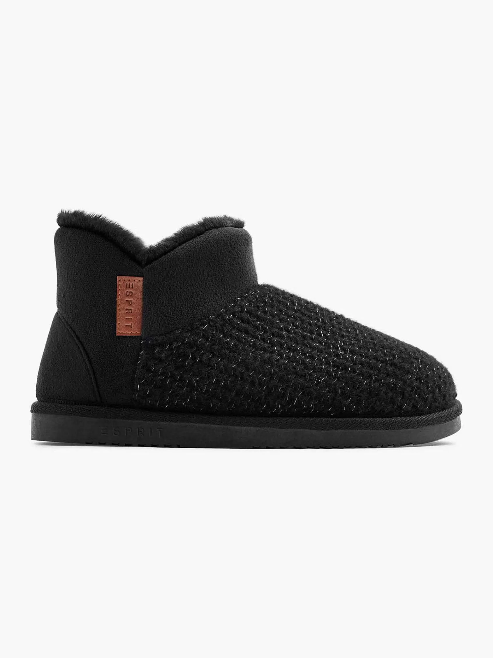 Esprit Pantoffels>E Pantoffel Zwart