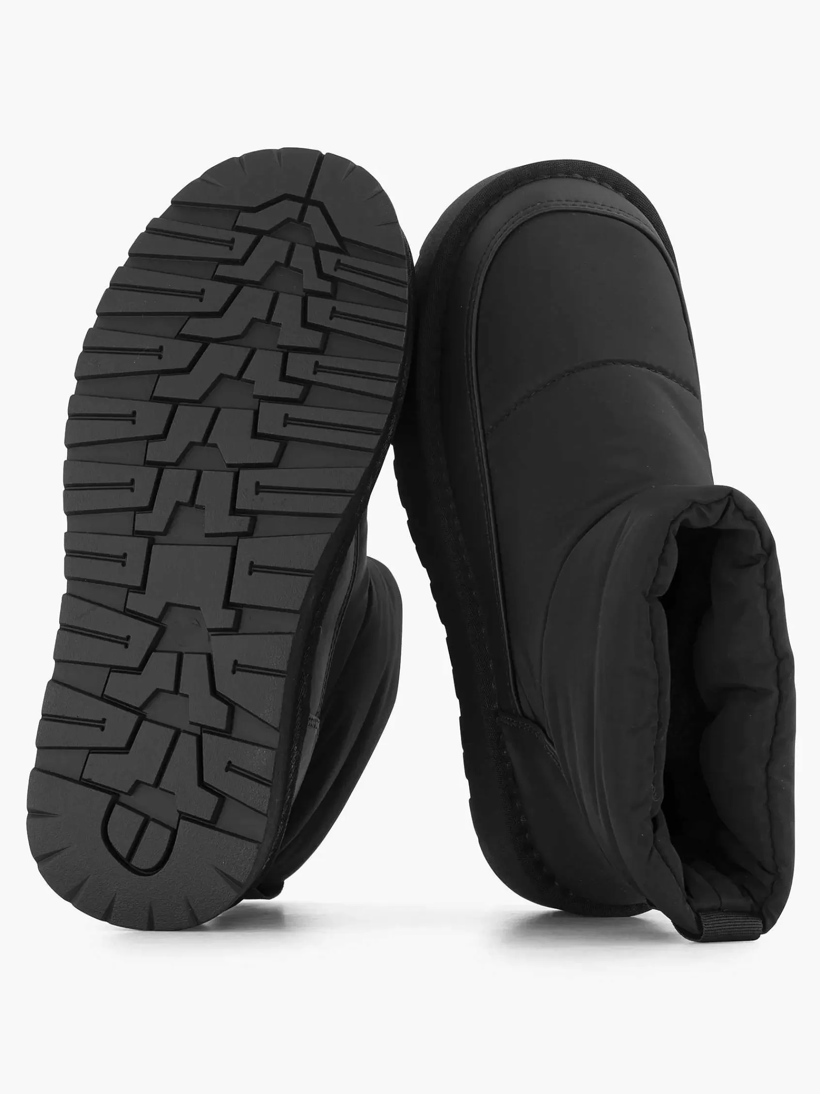 Graceland Enkellaarzen & Boots>E Platform Enkelboot Gevoerd Zwart