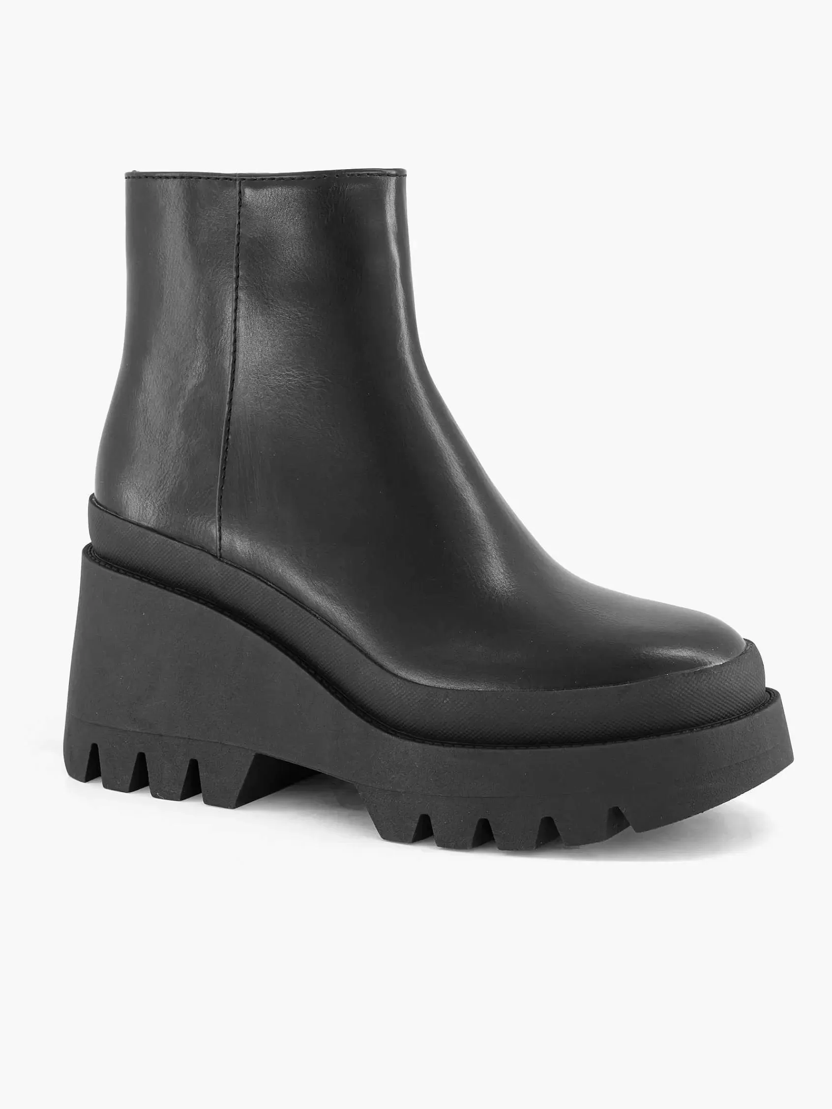 Oxmox Enkellaarzen & Boots>E Platform Enkellaars Zwart