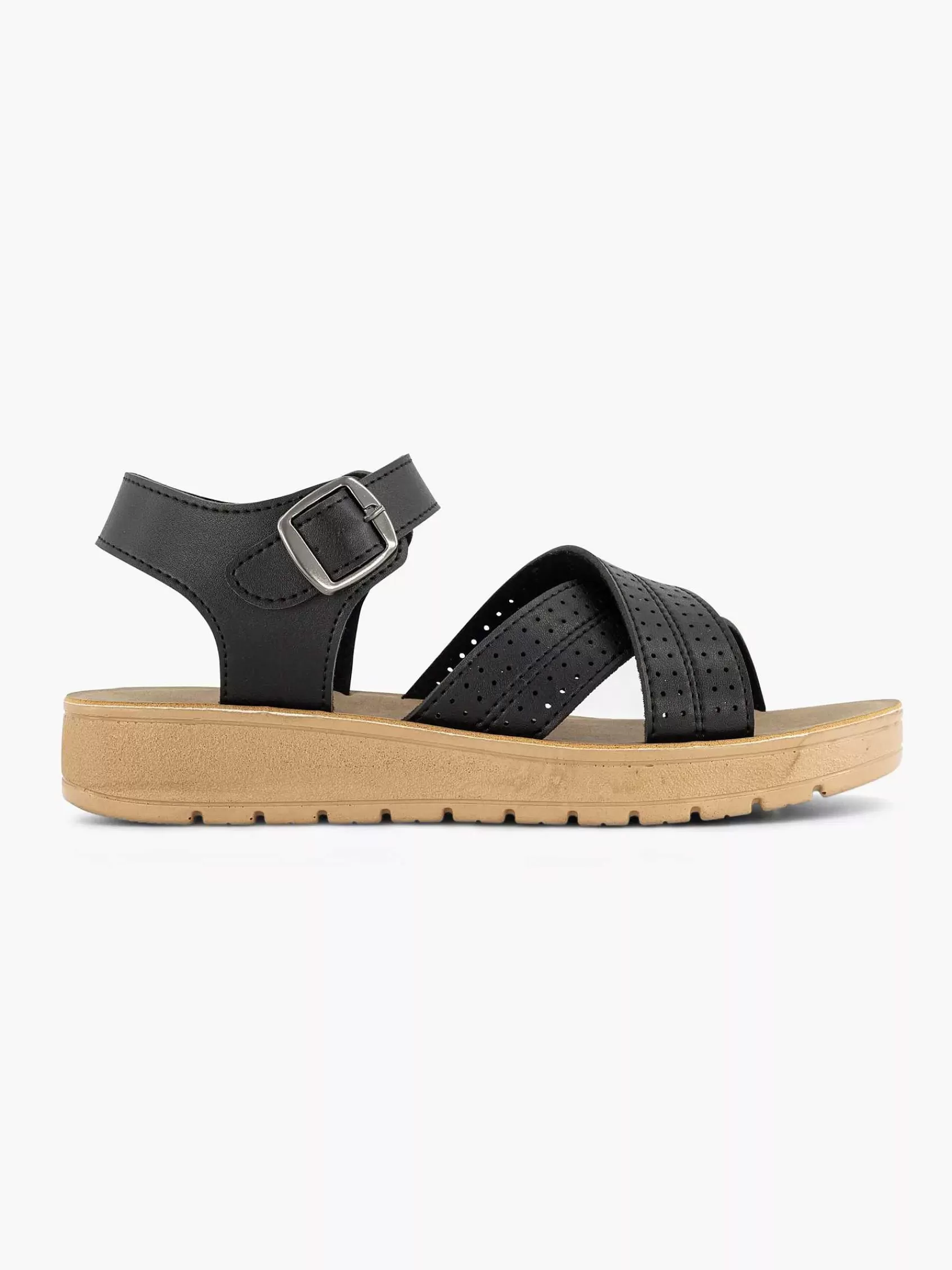 Graceland Sandalen>E Platform Sandaal Zwart