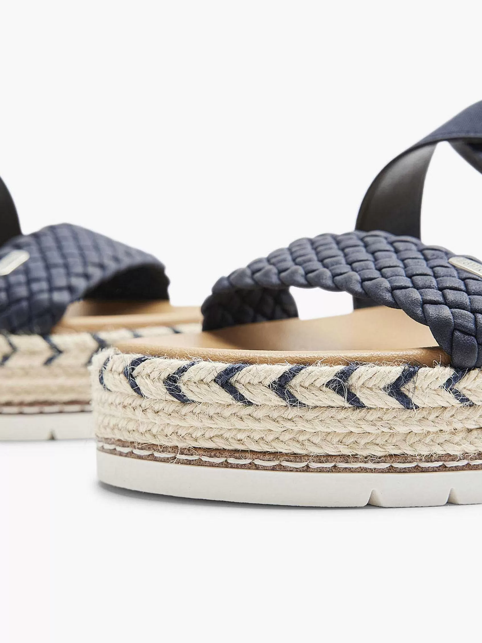 Esprit Sandalen>E Platform Sandaal Donkerblauw