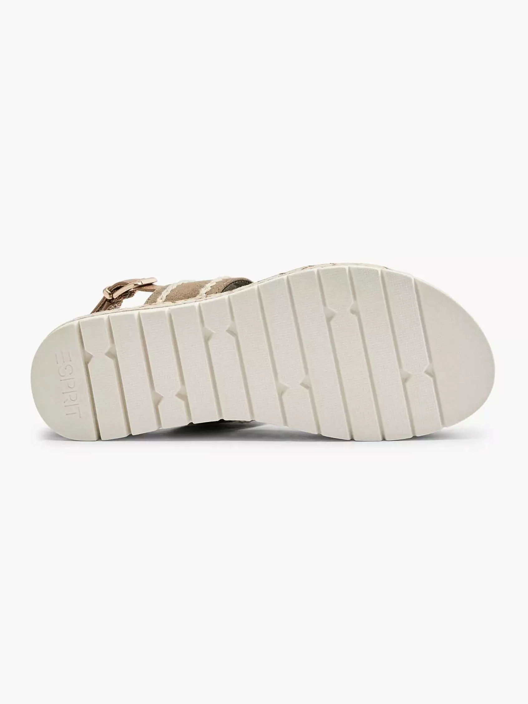Esprit Sandalen>E Platform Sandaal Touw Groen