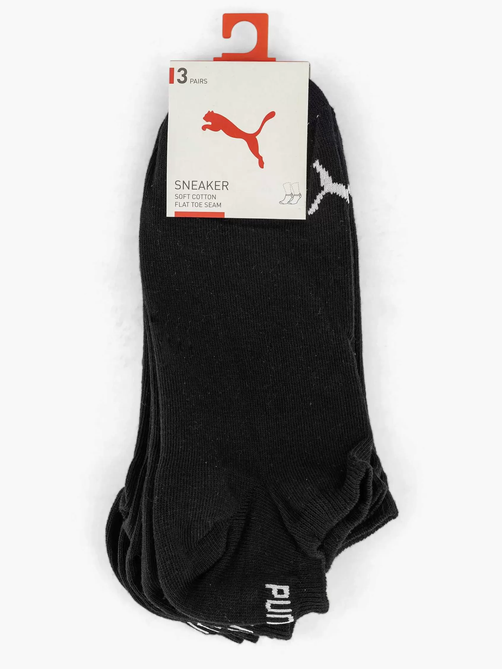 Puma Sokken>E Sneaker Plain 3 Pak 39-42 Zwart