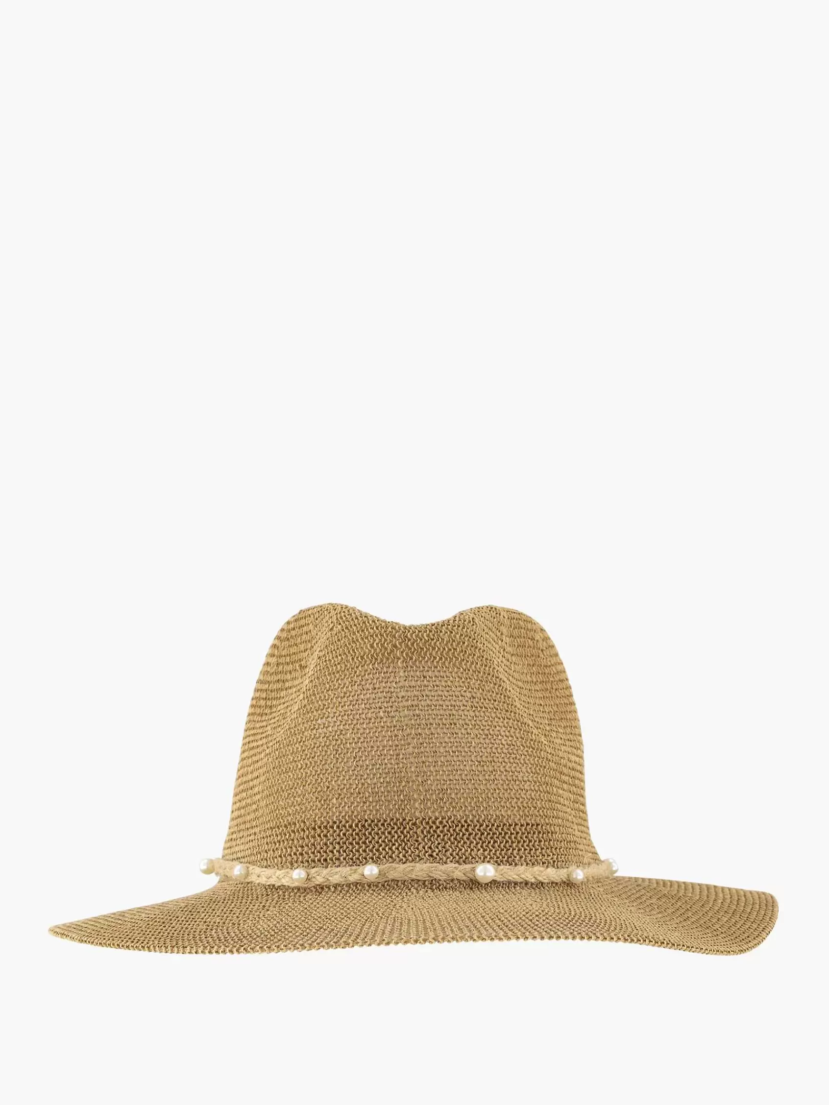 Graceland Mutsen & Petten>E Rieten Strandhoed Bruin