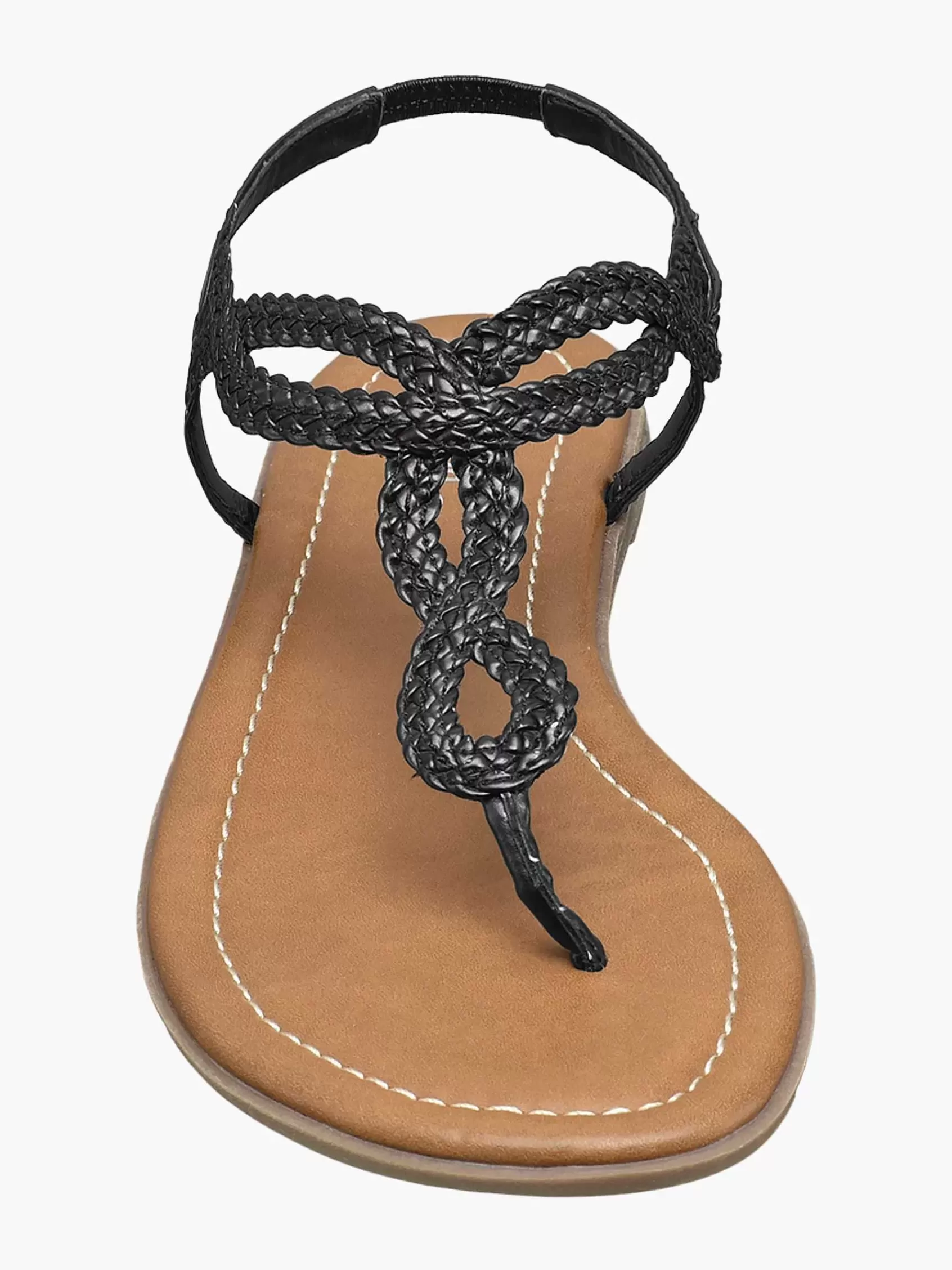 Graceland Sandalen>E Sandaal Geweven Zwart