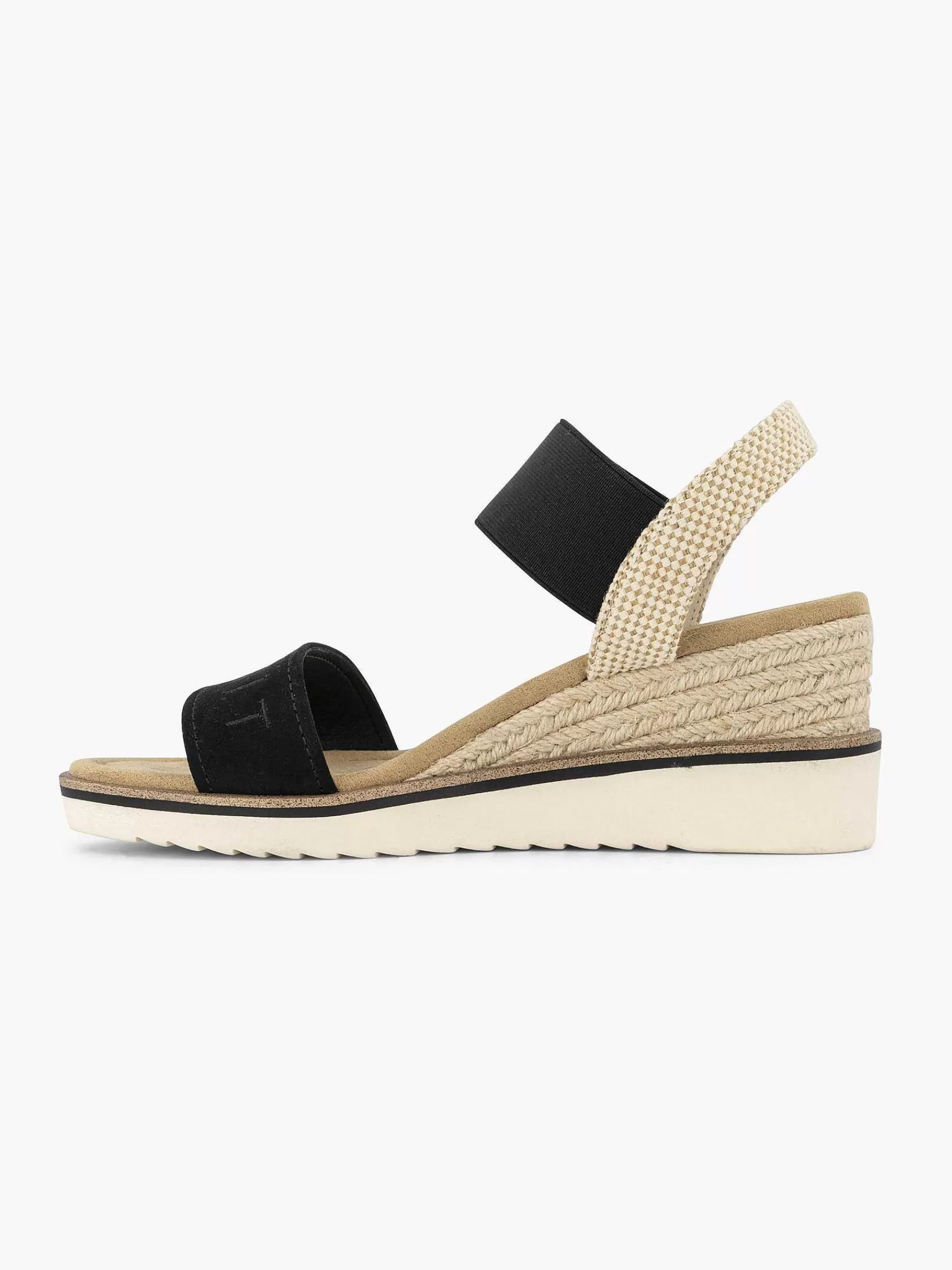 Esprit Sandalen>E Sandalette Sleehak Zwart