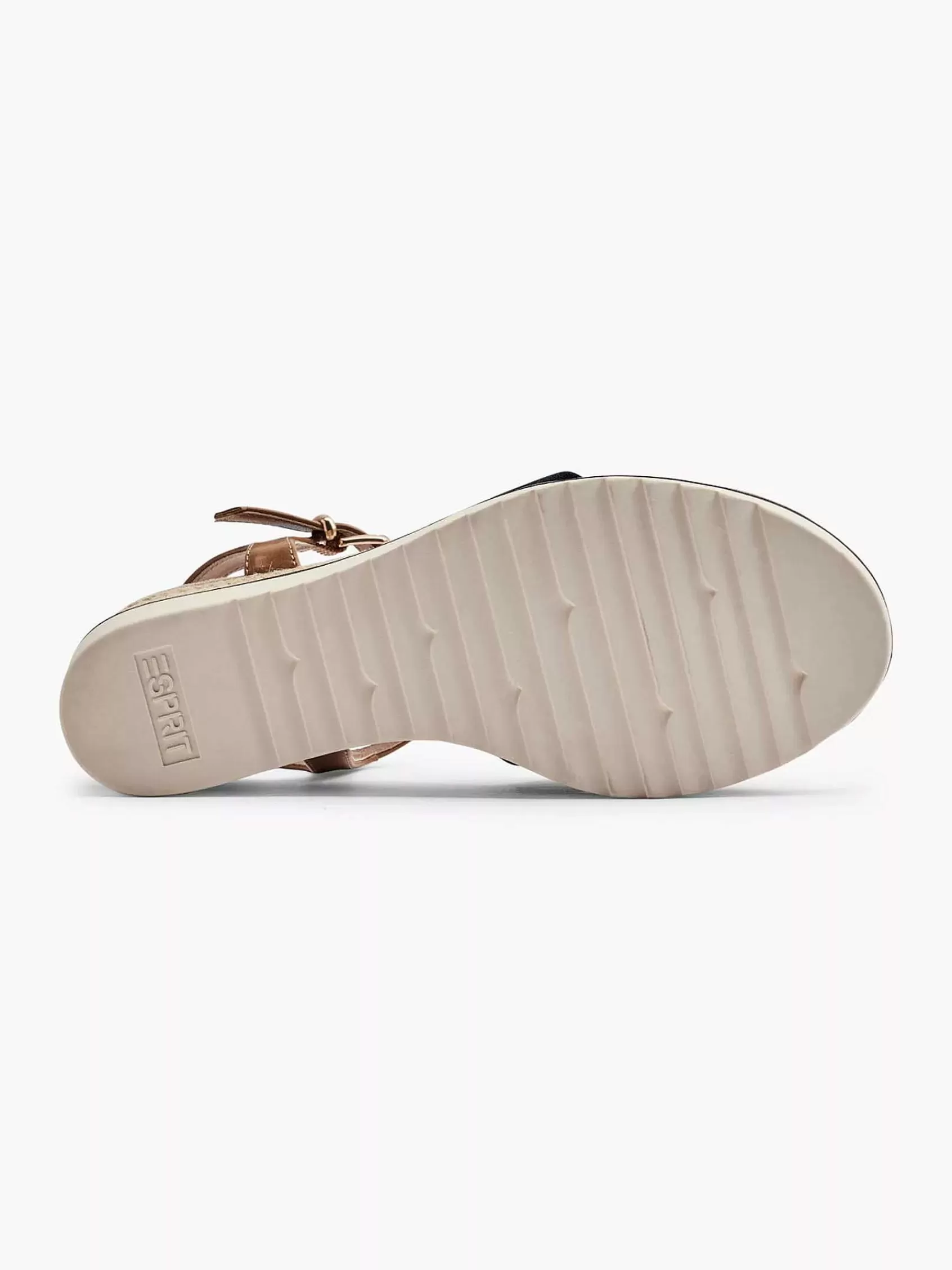 Esprit Sandalen>E Sandalette Sleehak Donkerblauw