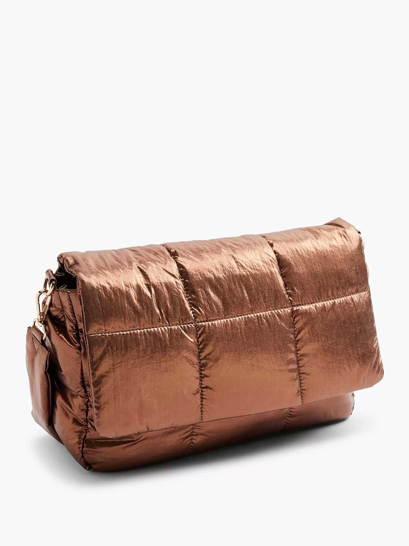 Graceland Tassen>E Schoudertas Metallic Bruin