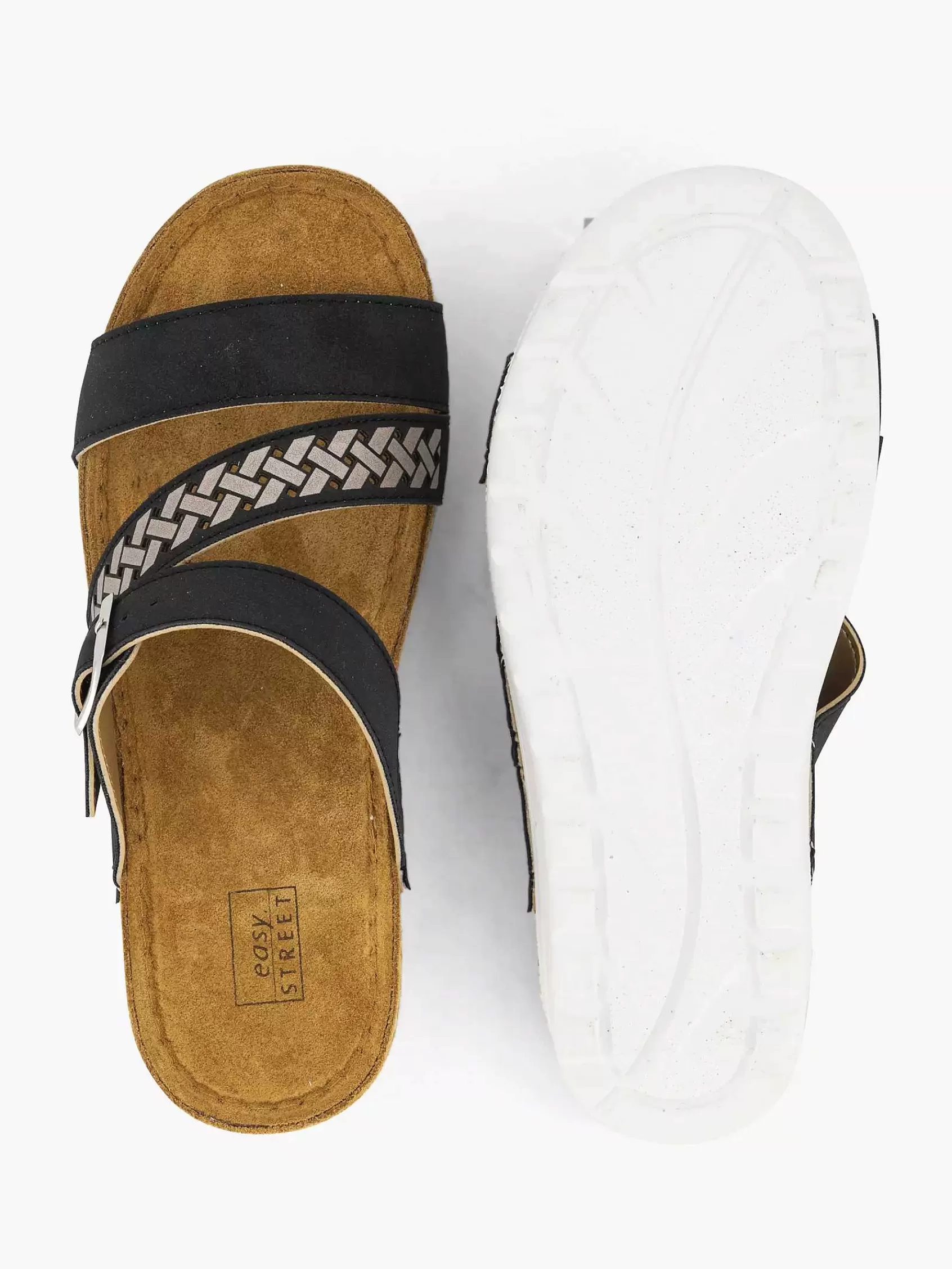 Easy Street Slippers>E Slipper Zwart