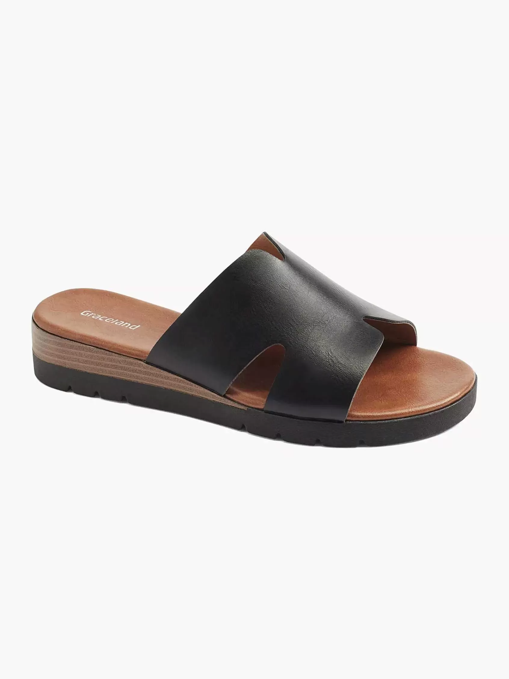Graceland Slippers>E Slipper Zwart