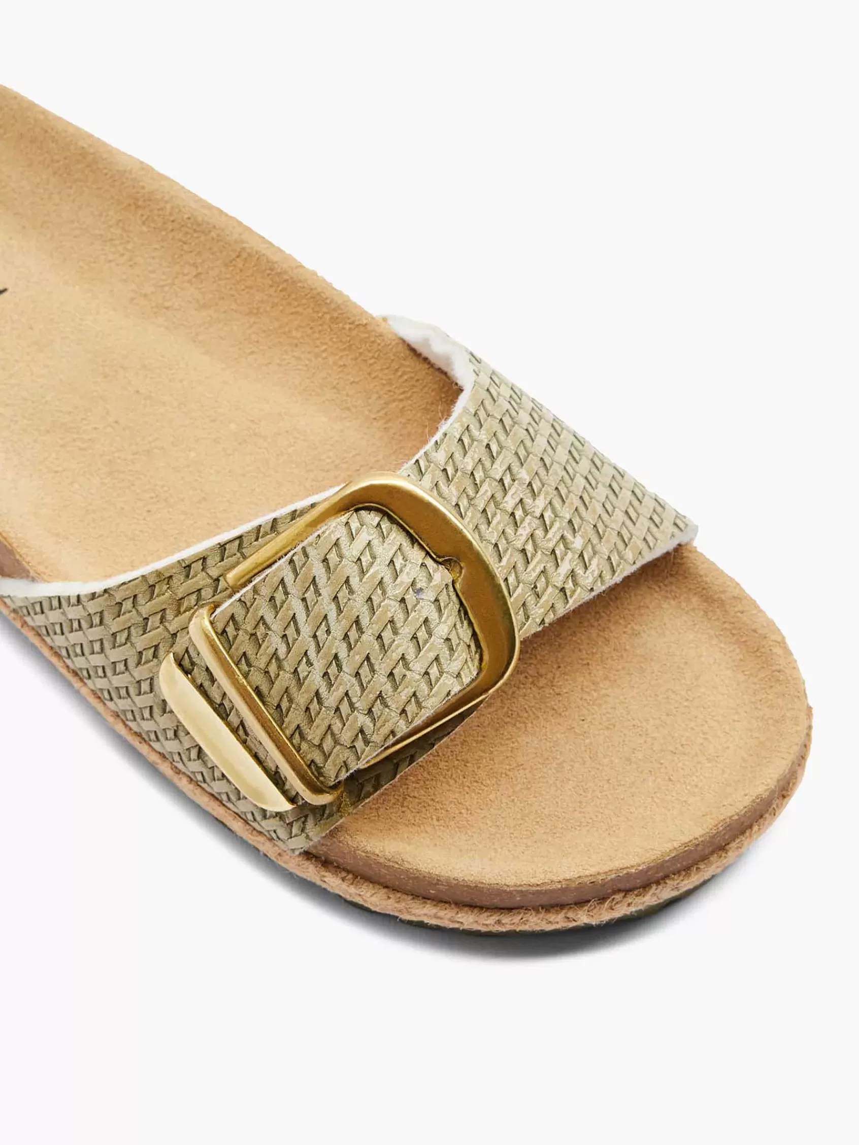 Graceland Slippers>E Slipper Gespen Groen