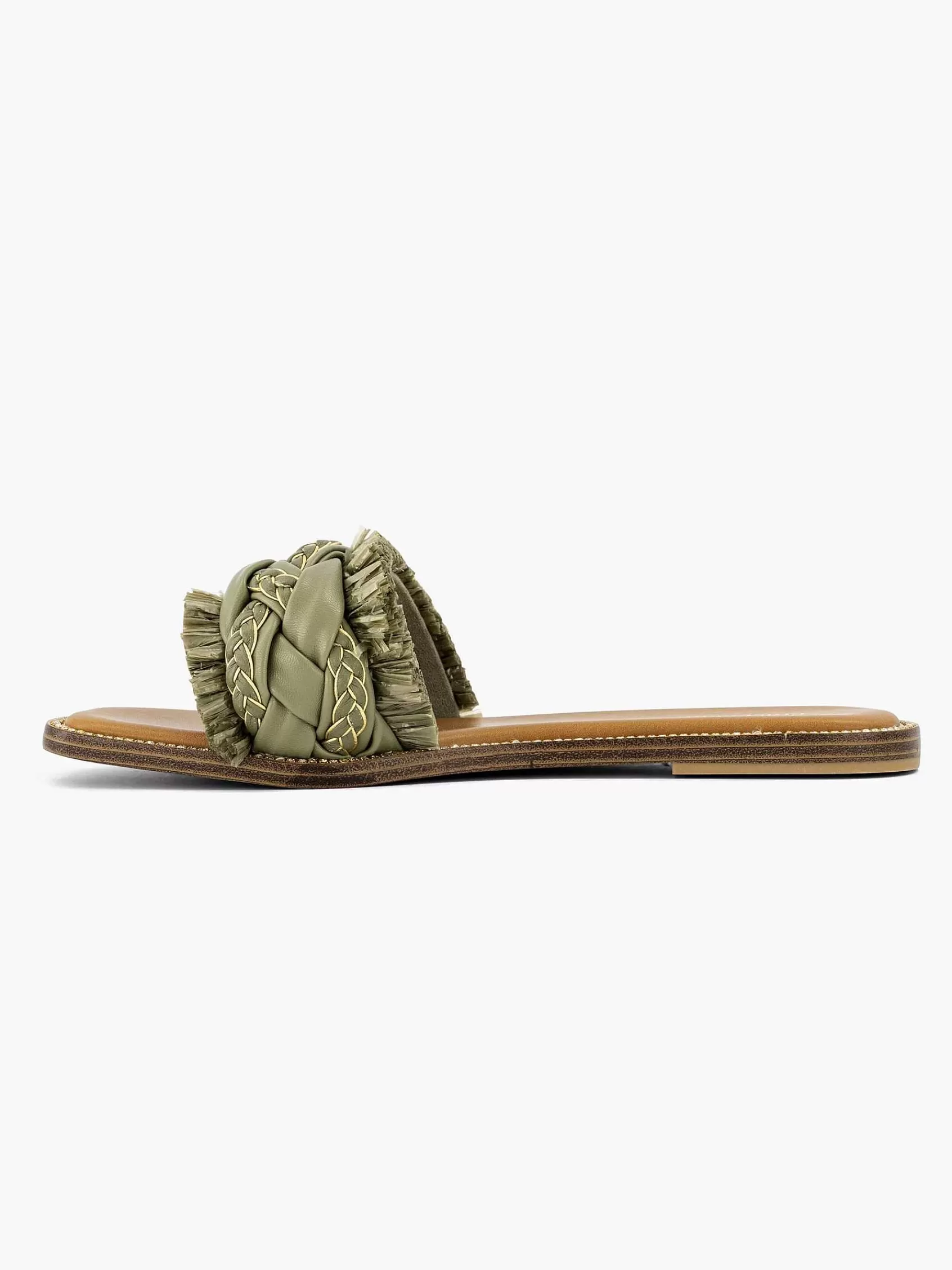Graceland Slippers>E Slipper Gevlochten