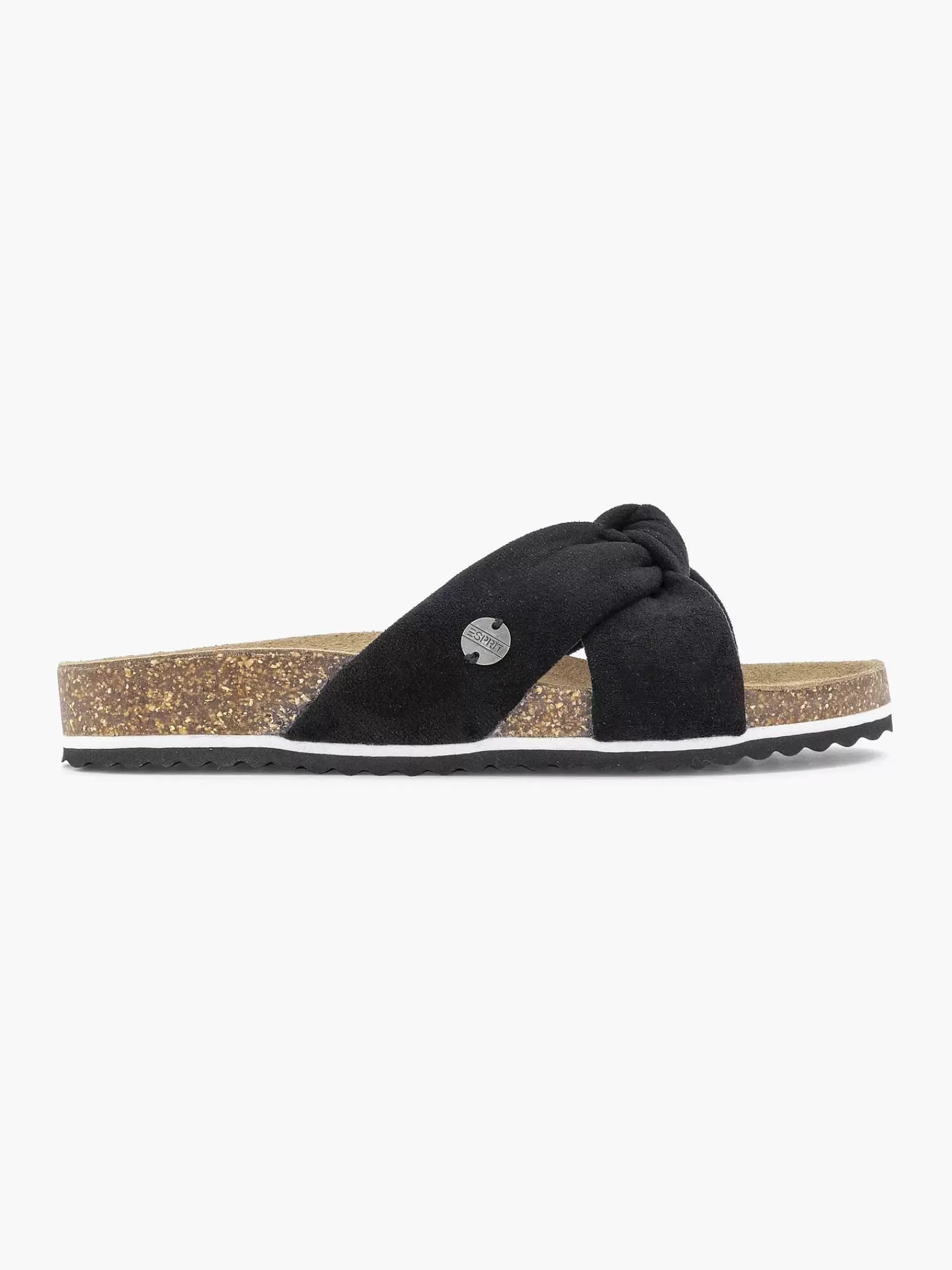 Esprit Slippers>E Slipper Knoop Zwart