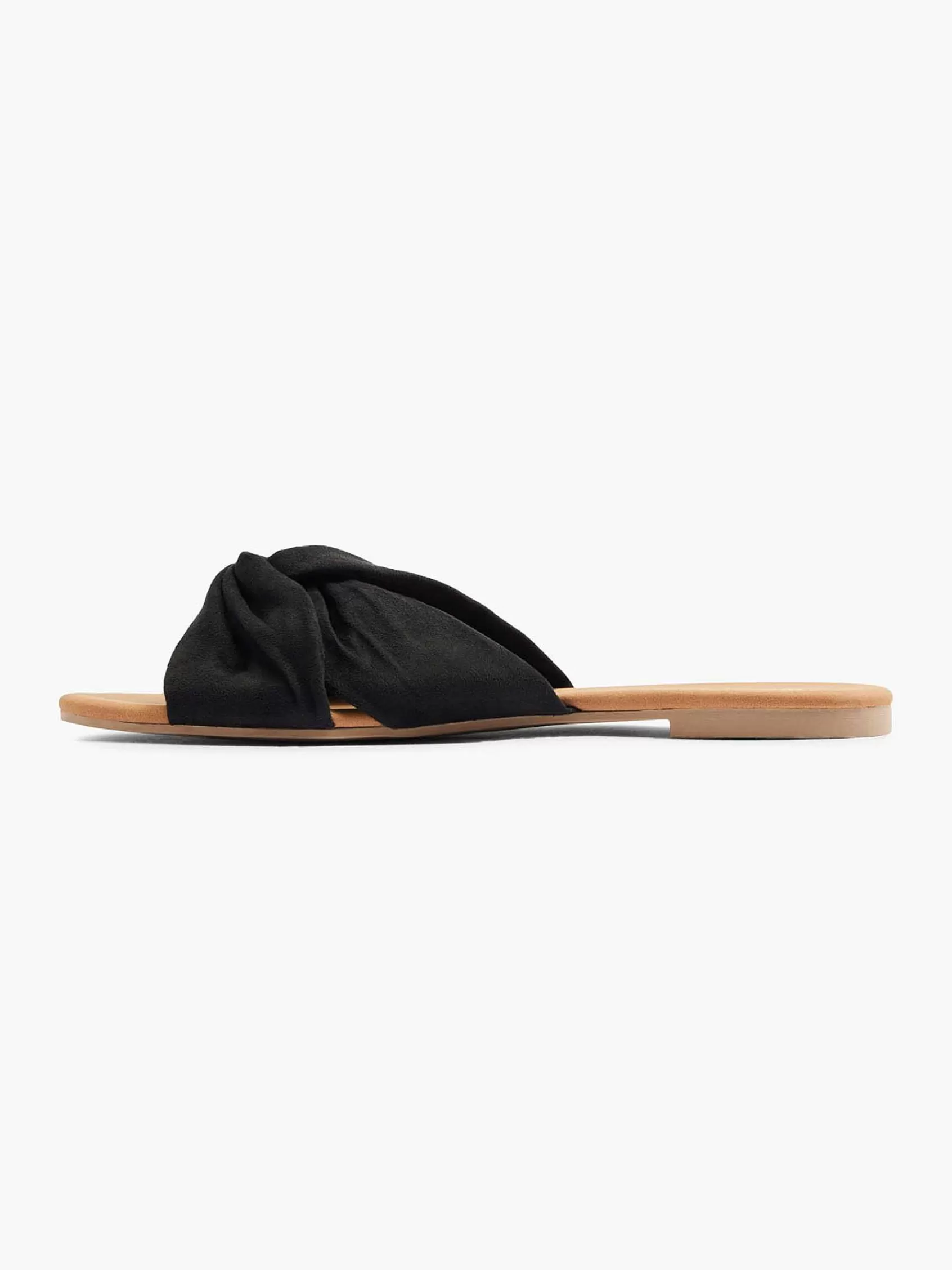 Graceland Slippers>E Slipper Knoop Zwart
