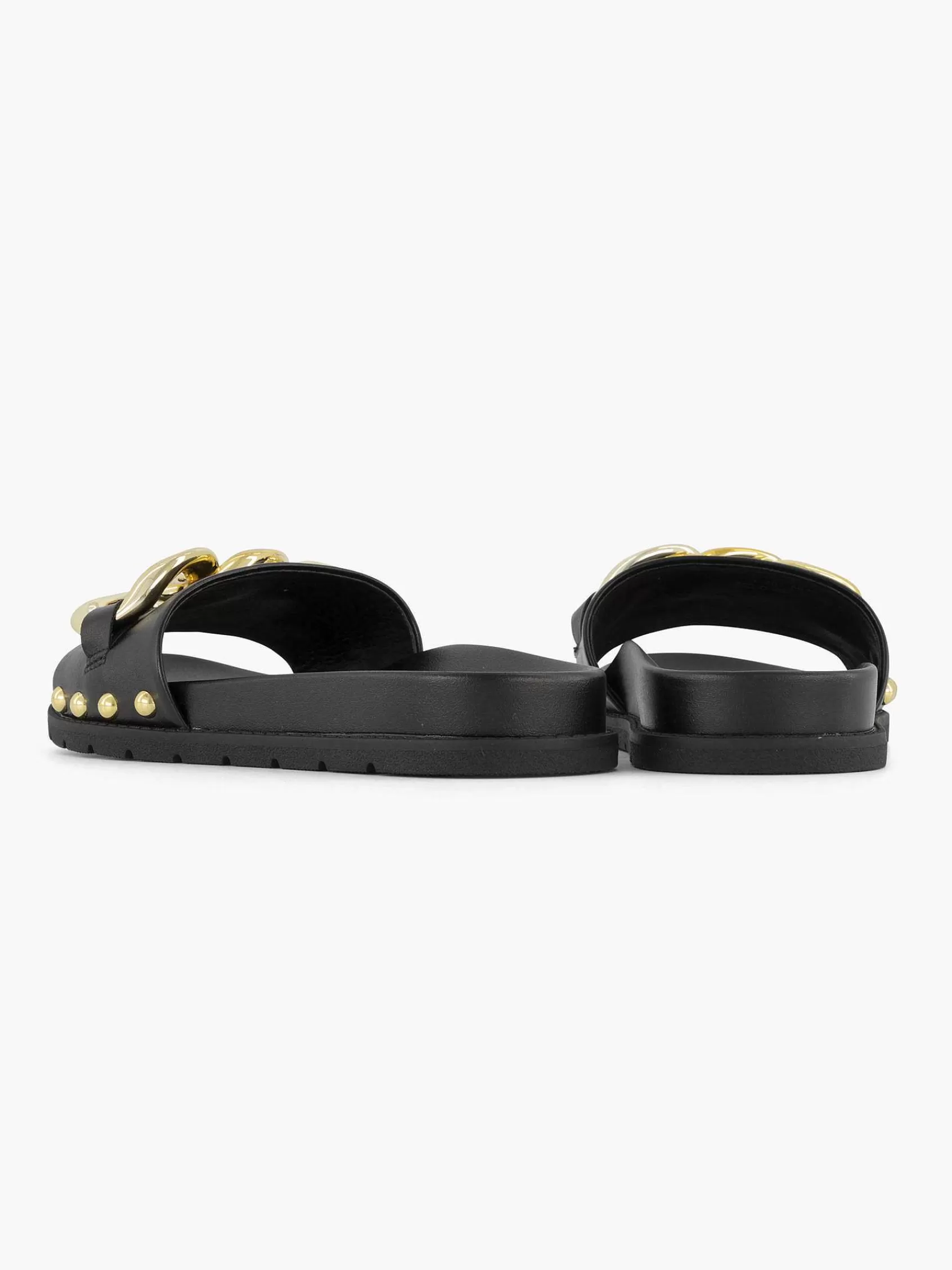 Oxmox Slippers>E Slipper Sierketting Zwart