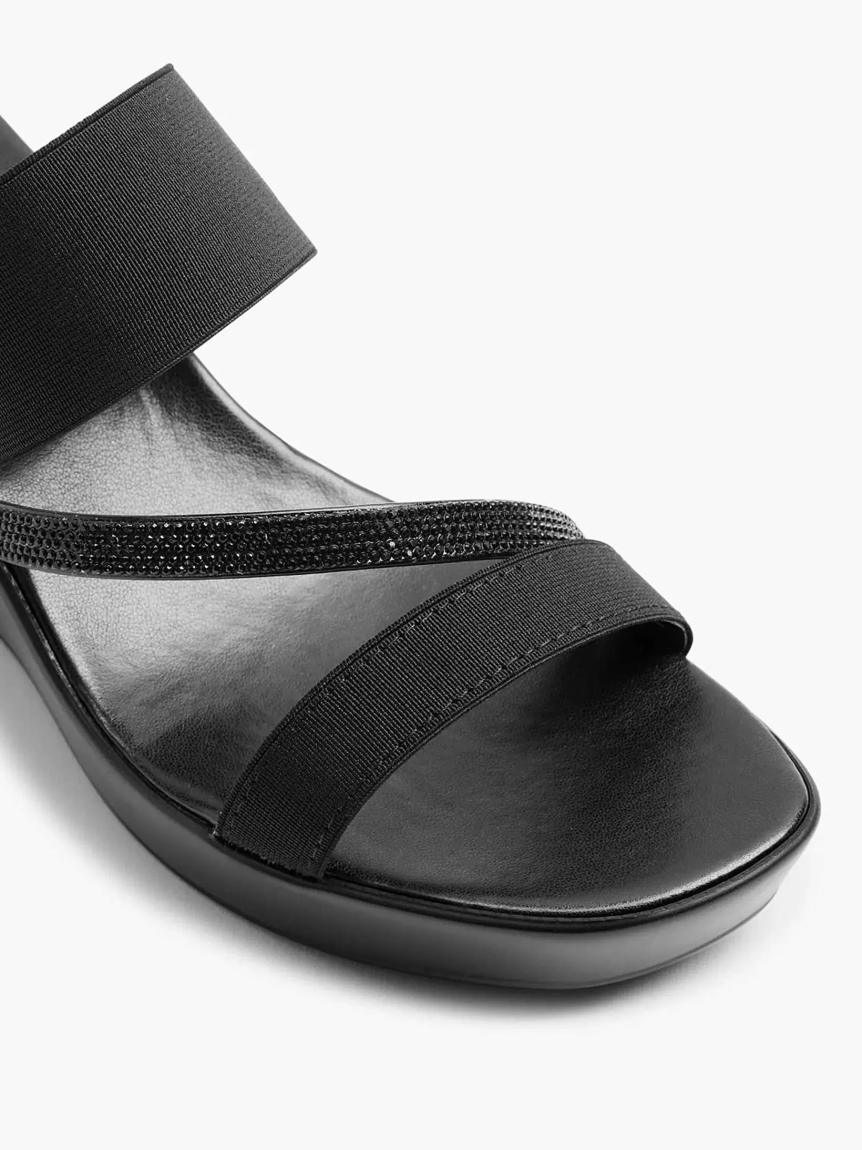 Graceland Sandalen>E Slipper Sleehak Zwart